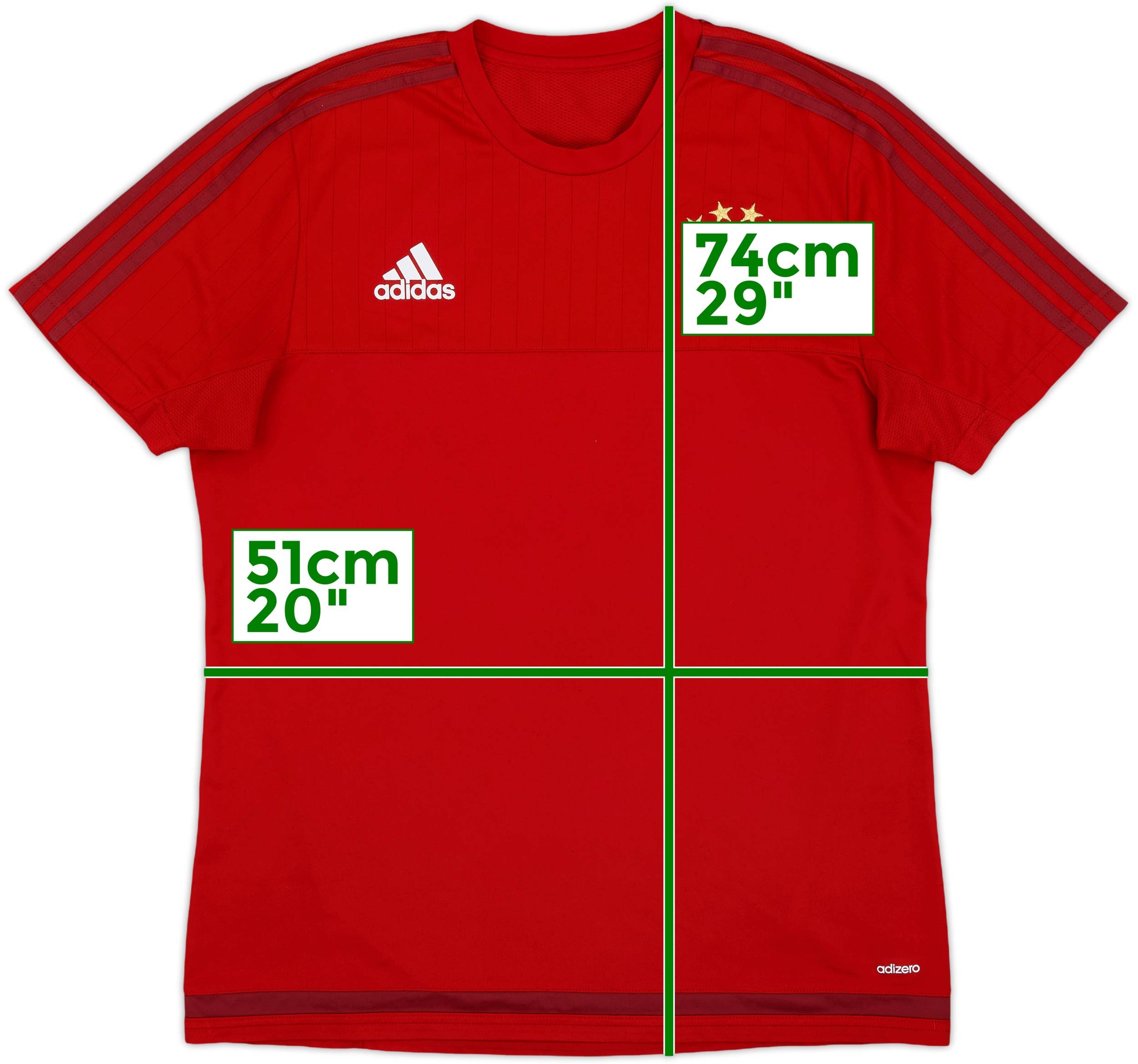 ウェア 00's adidas BAYERN MUNCHEN Game Shirts 2015-16 Bayern Munich adizero Training Shirt - 8/10 - (L)