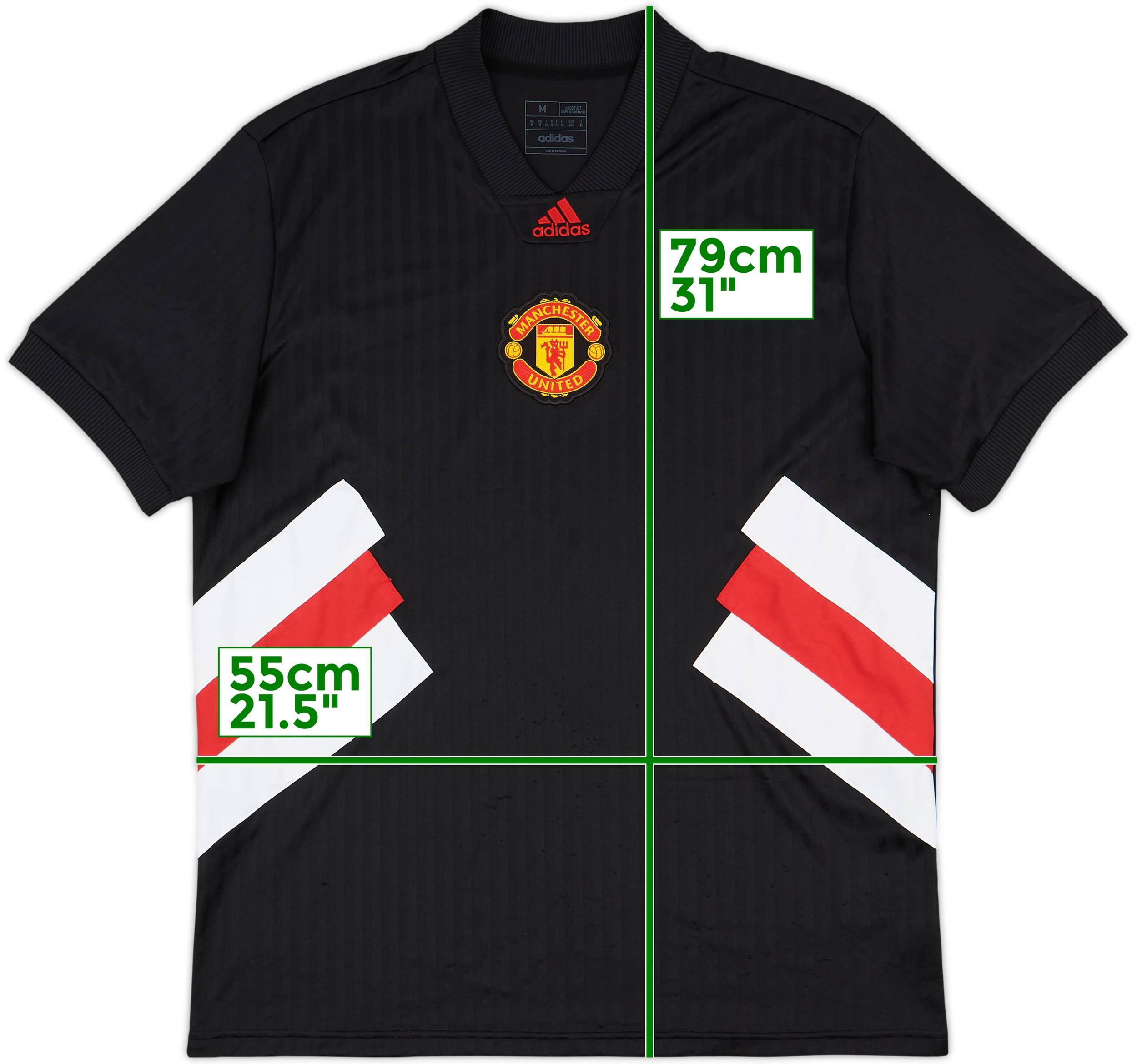 adidas Manchester United サッカーシャツ 新品 Mサイズ 2022-23 Manchester United adidas Icon Tee - 8/10 - (M)