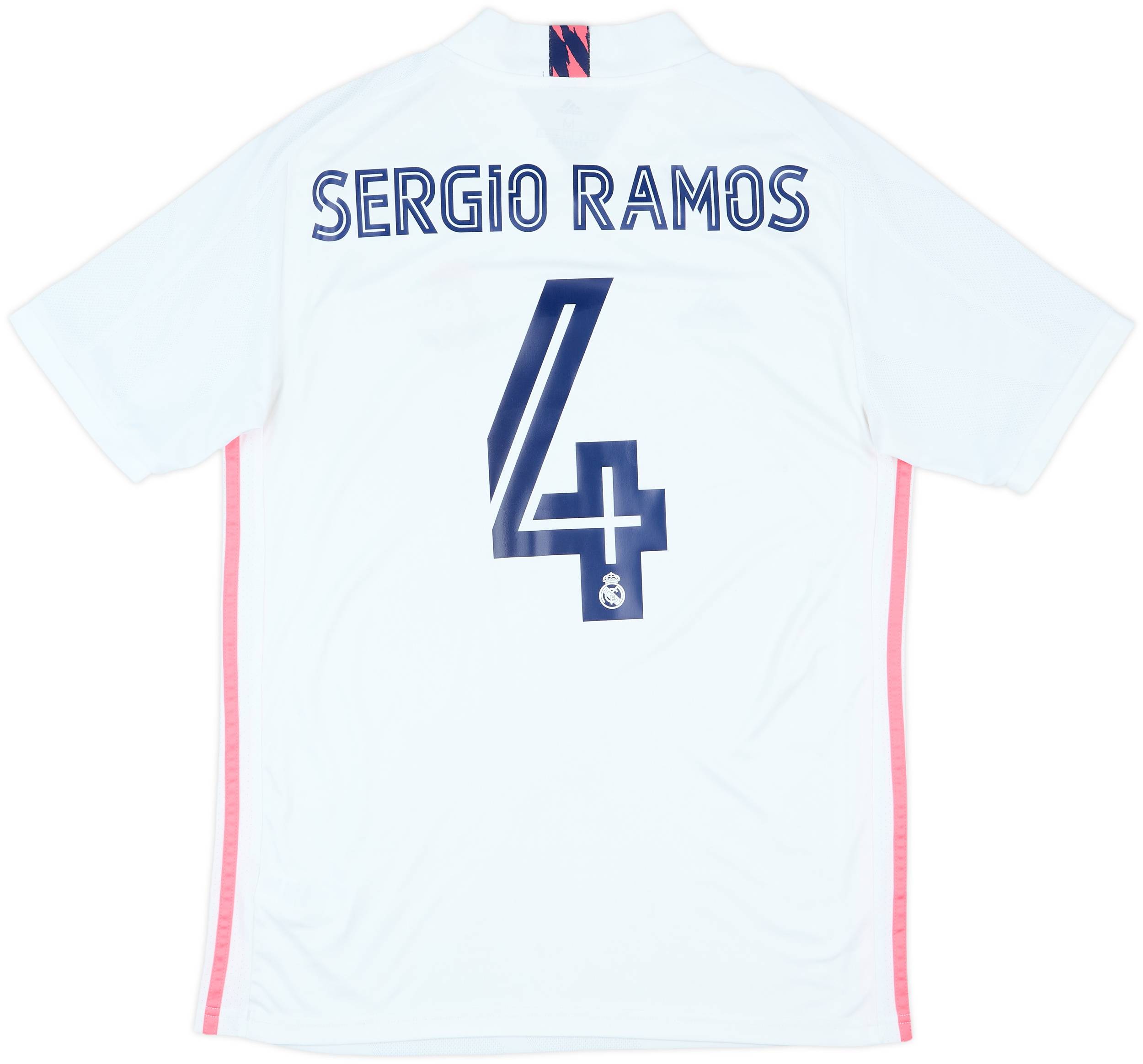 2020-21 Real Madrid Home Shirt Sergio Ramos #4 - 8/10 - (M)