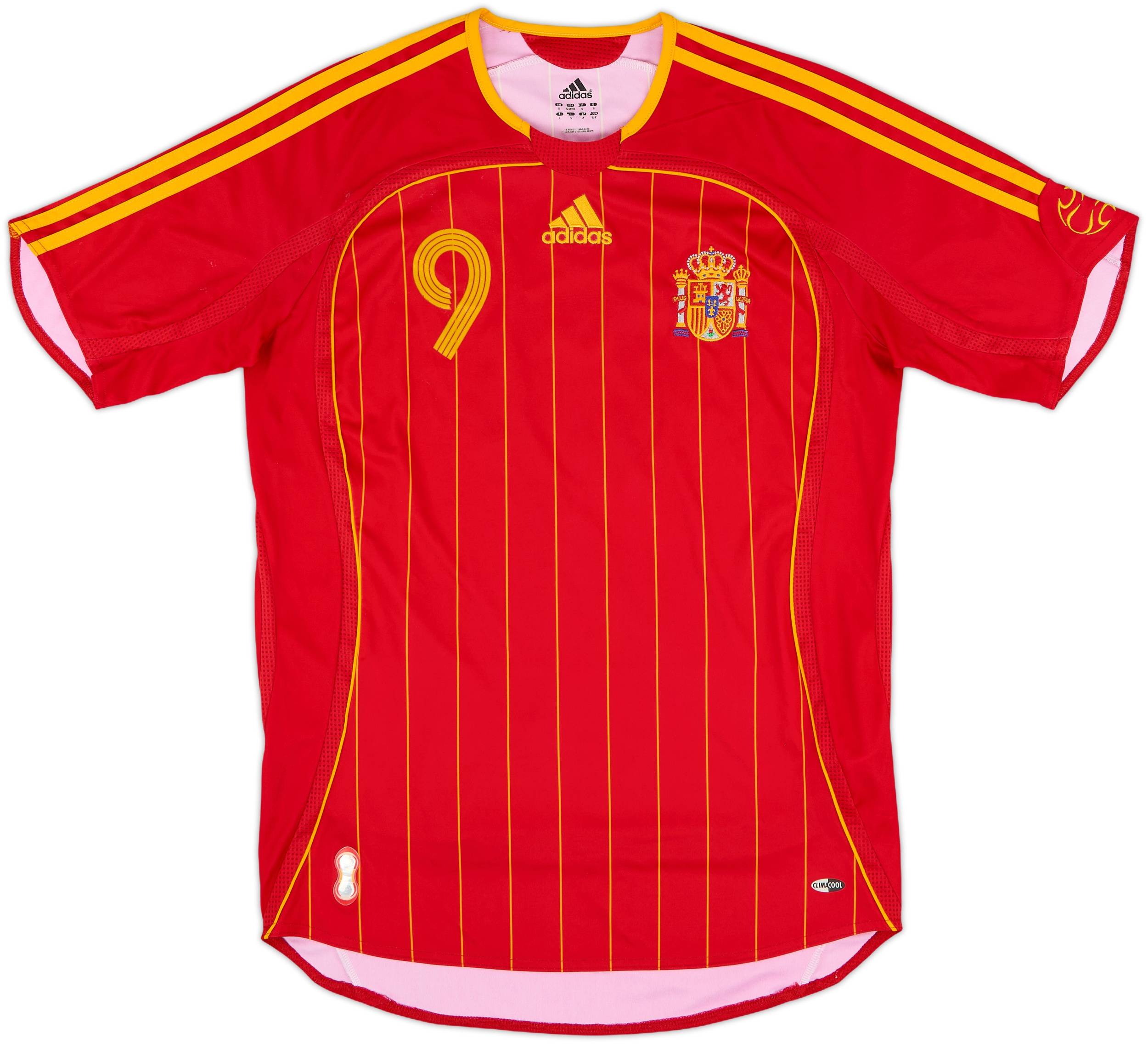 2006-08 Spain Home Shirt Torres #9 - 6/10 - (S)