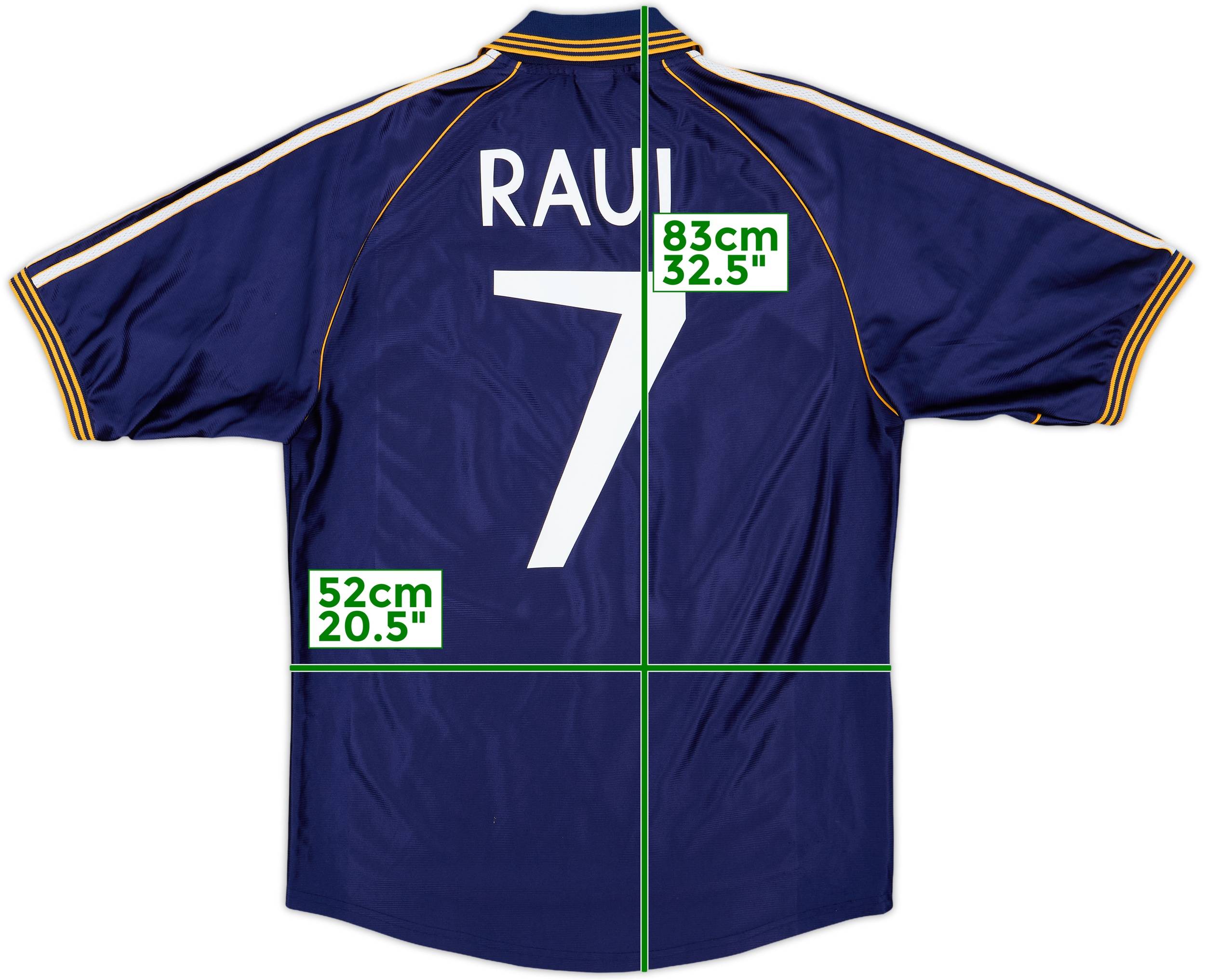 1998-99 Real Madrid Third Shirt Raul #7 - 9/10 - (M)