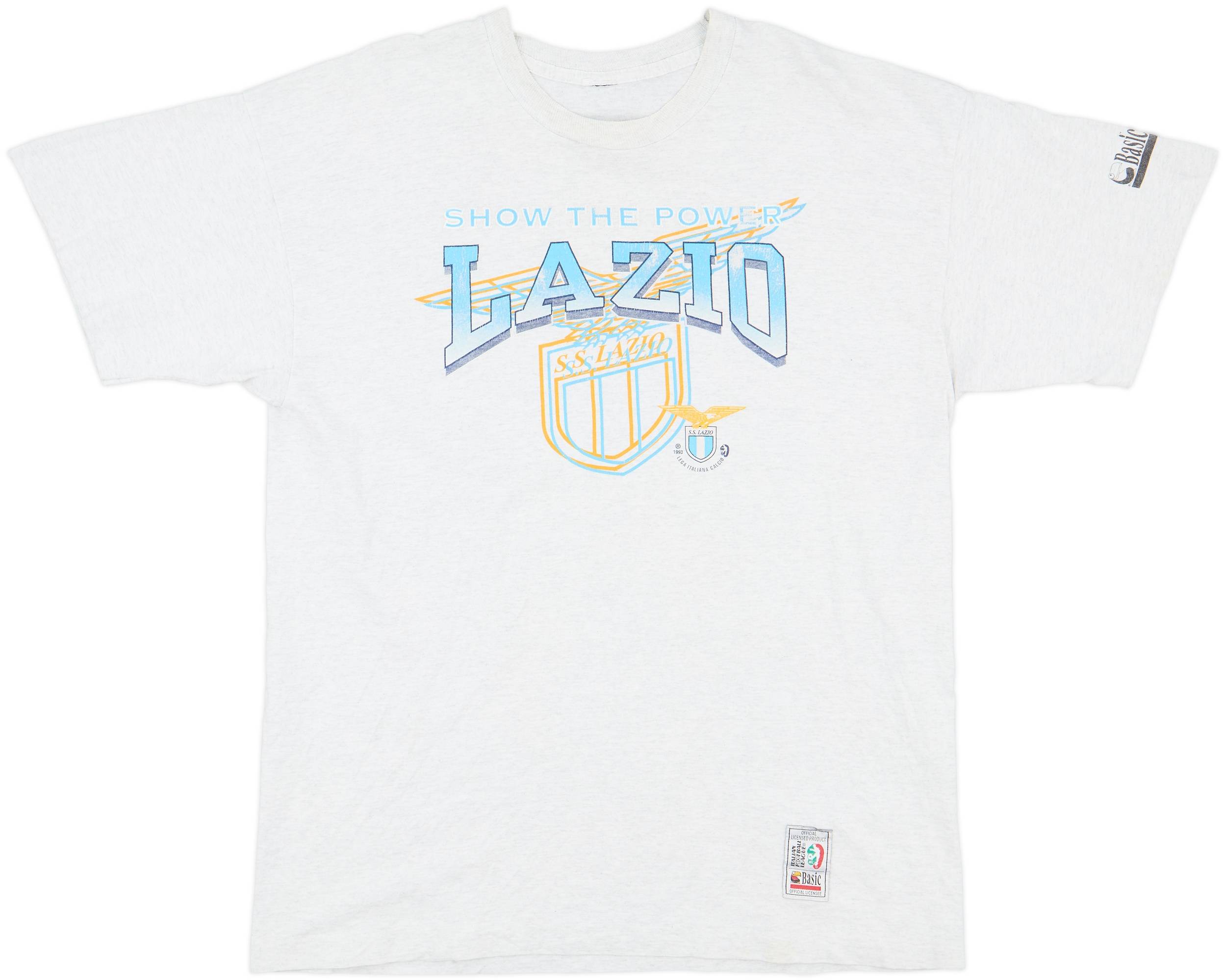 希少 LAZIO スウェット 90/91 1996-97 Lazio Cotton Tee - 7/10 - (XL)