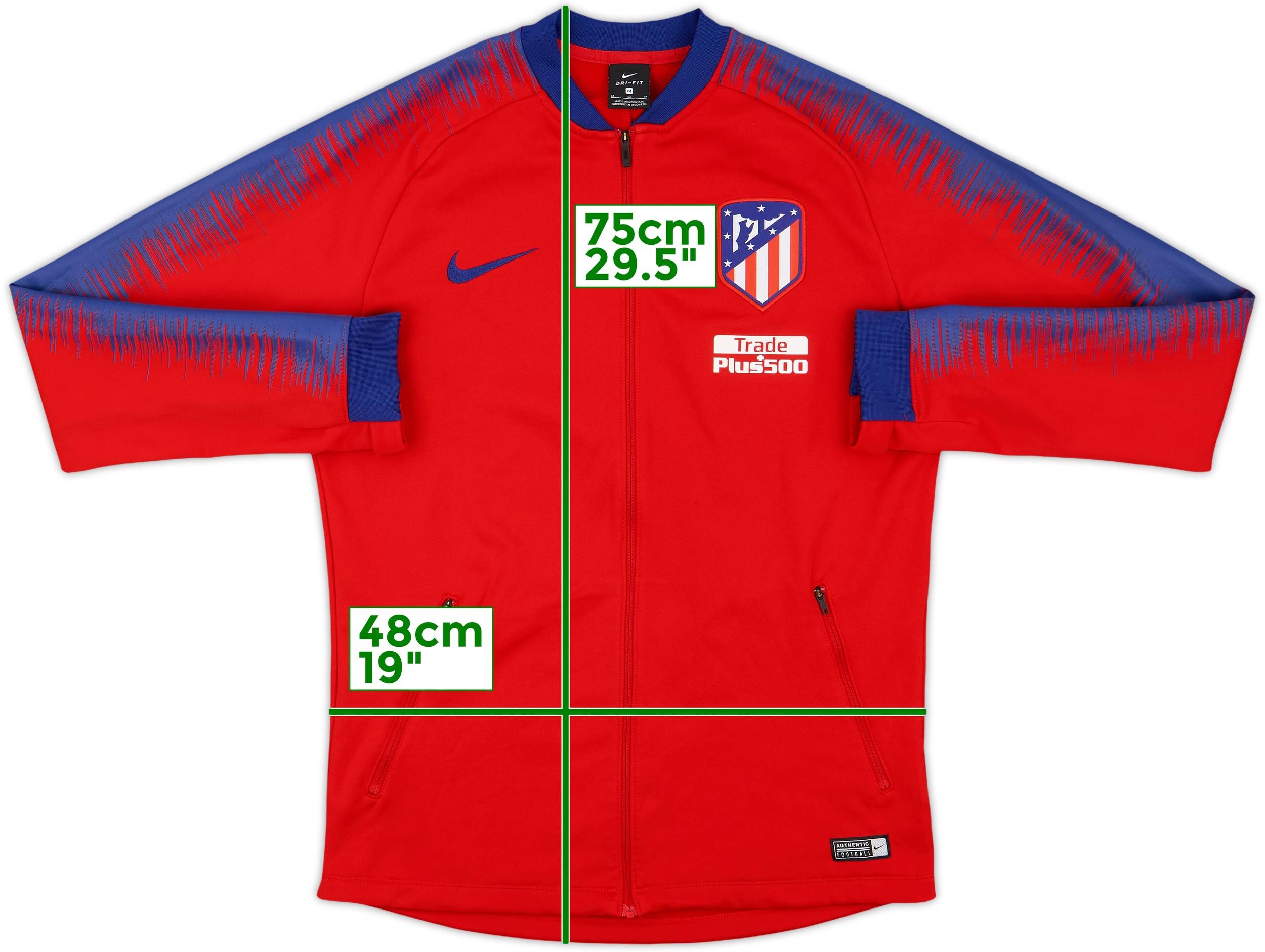 ウェア Nike Atletico Madrid 18-19 Anthem Jacket Nike Atletico Madrid 18-19 Anthem Jacket XL Red Unisex