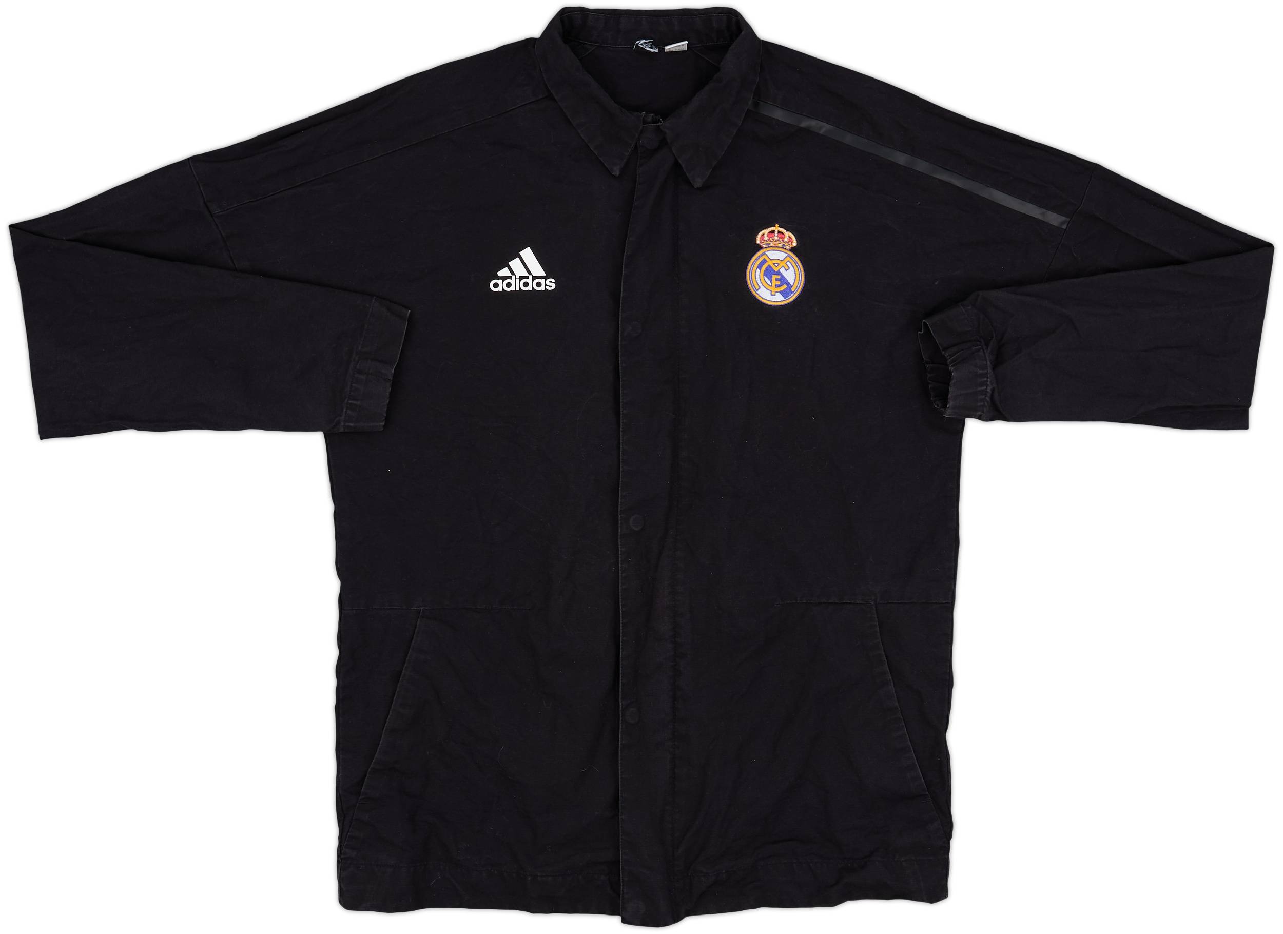 【超希少・正規品】Real Madrid ホーム 0405 adidas 2017-18 Real Madrid adidas ZNE Woven Jacket - 8/10 - (L)