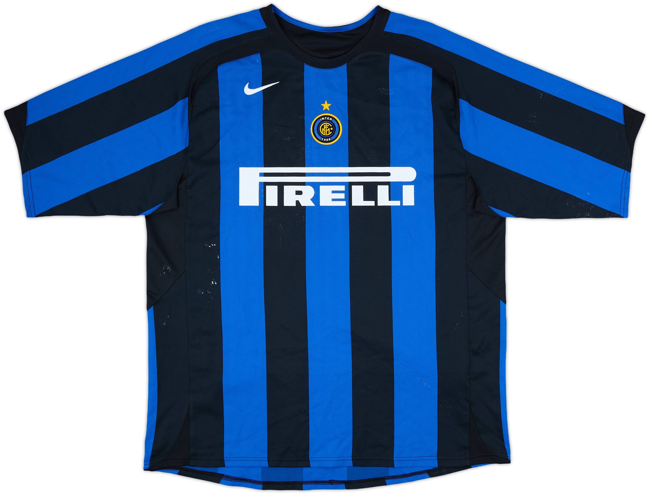 Inter インテル 2005/2006 ホーム ユニフォーム　レア 2005-06 Inter Milan Home Shirt Adriano #10 - 4/10 - (XL)