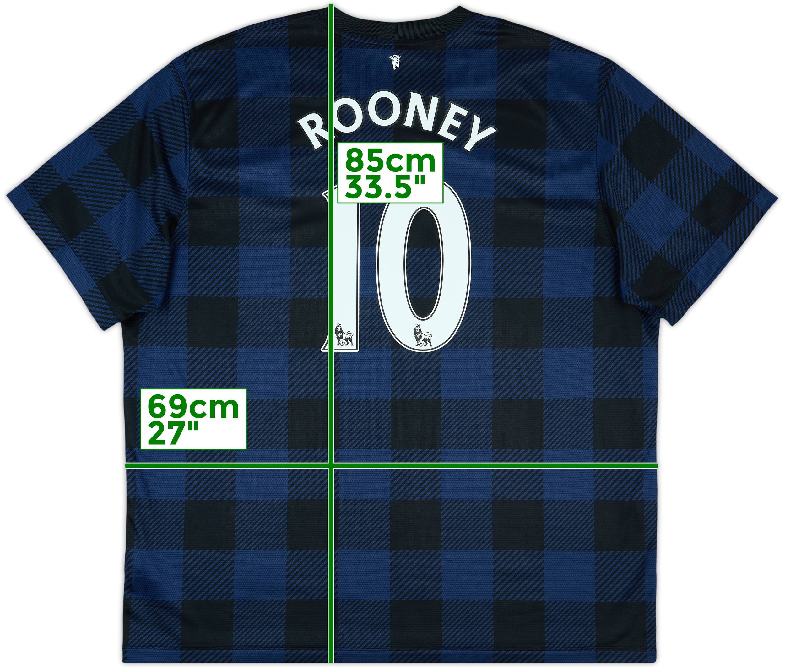 2013-14 Manchester United Away Shirt Rooney #10 - 8/10 - (3XL)