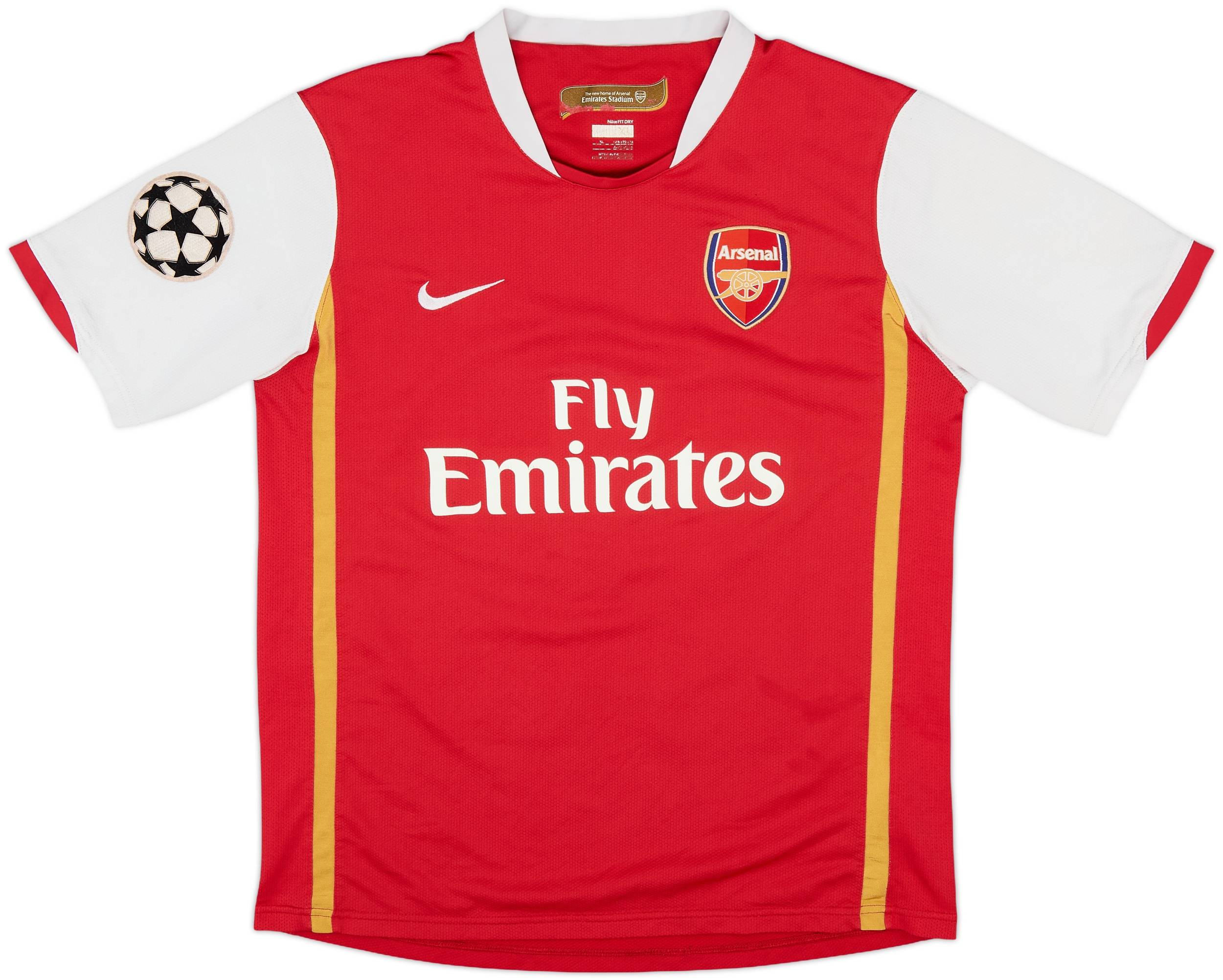 2006-08 Arsenal Home Shirt Adebayor #25 - 6/10 - (XL.Boys)