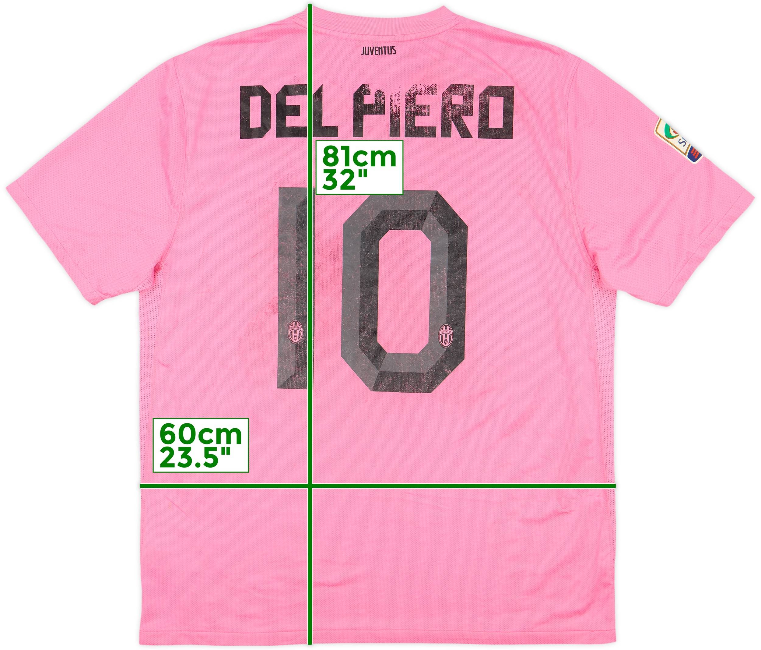 2011-13 Juventus Away Shirt Del Piero #10 4/10 (XL)