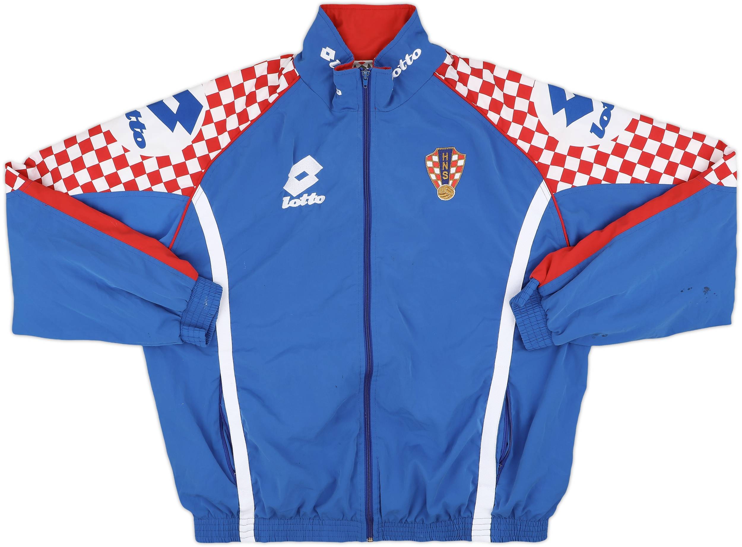 1996-98 Croatia Lotto Track Jacket - 8/10 - (XXL)