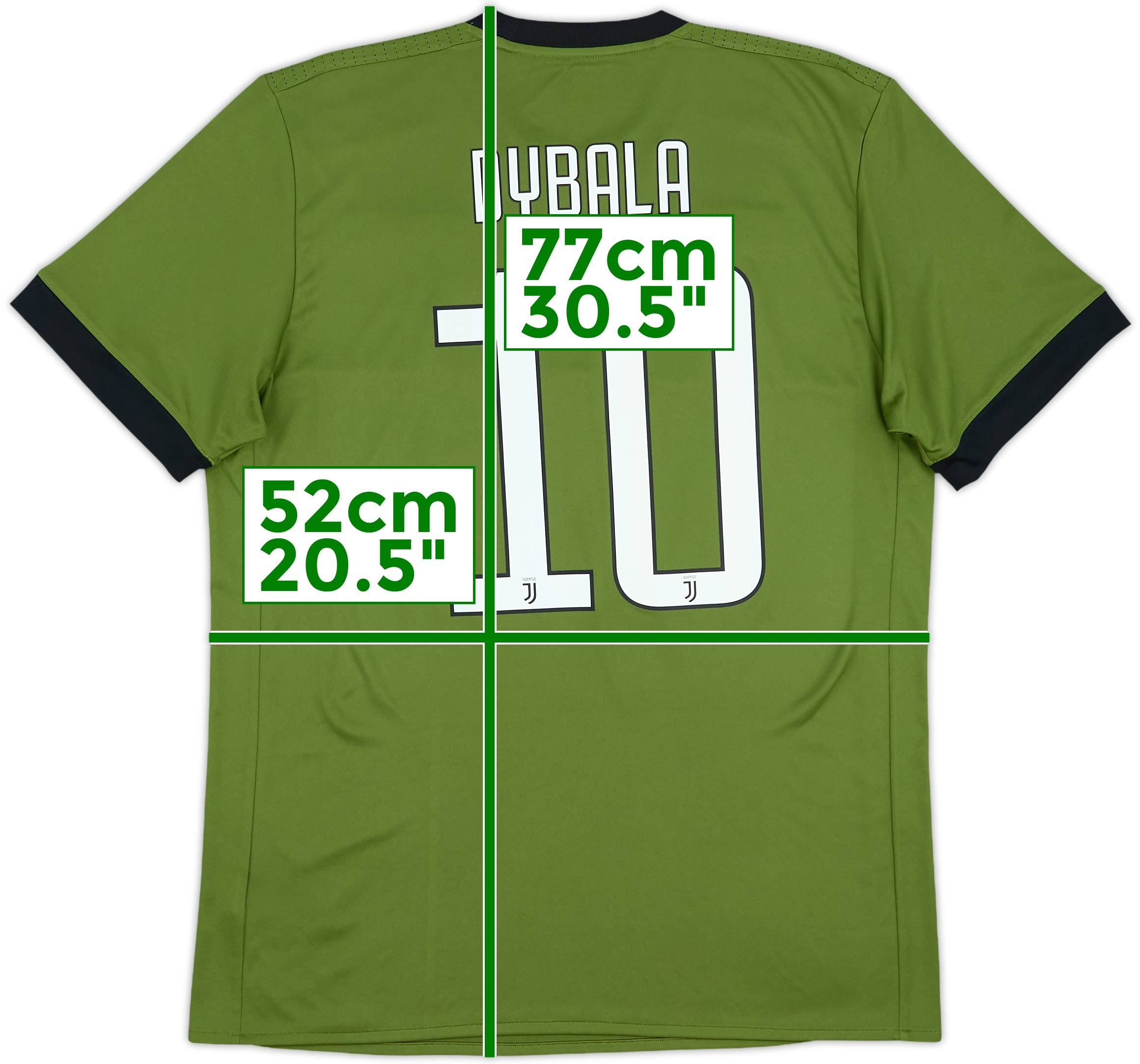 2017-18 Juventus Third Shirt Dybala #10 - 9/10 - (L)