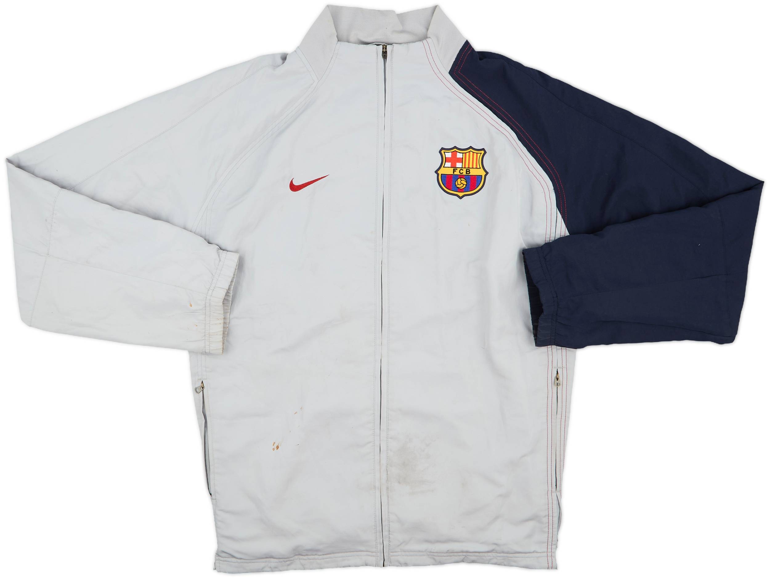 FCバルセロナ Nike 2004 2005 M 5/5 VINTAGE FC BARCELONA 2004 2005 HOME FOOTBALL JERSEY NIKE