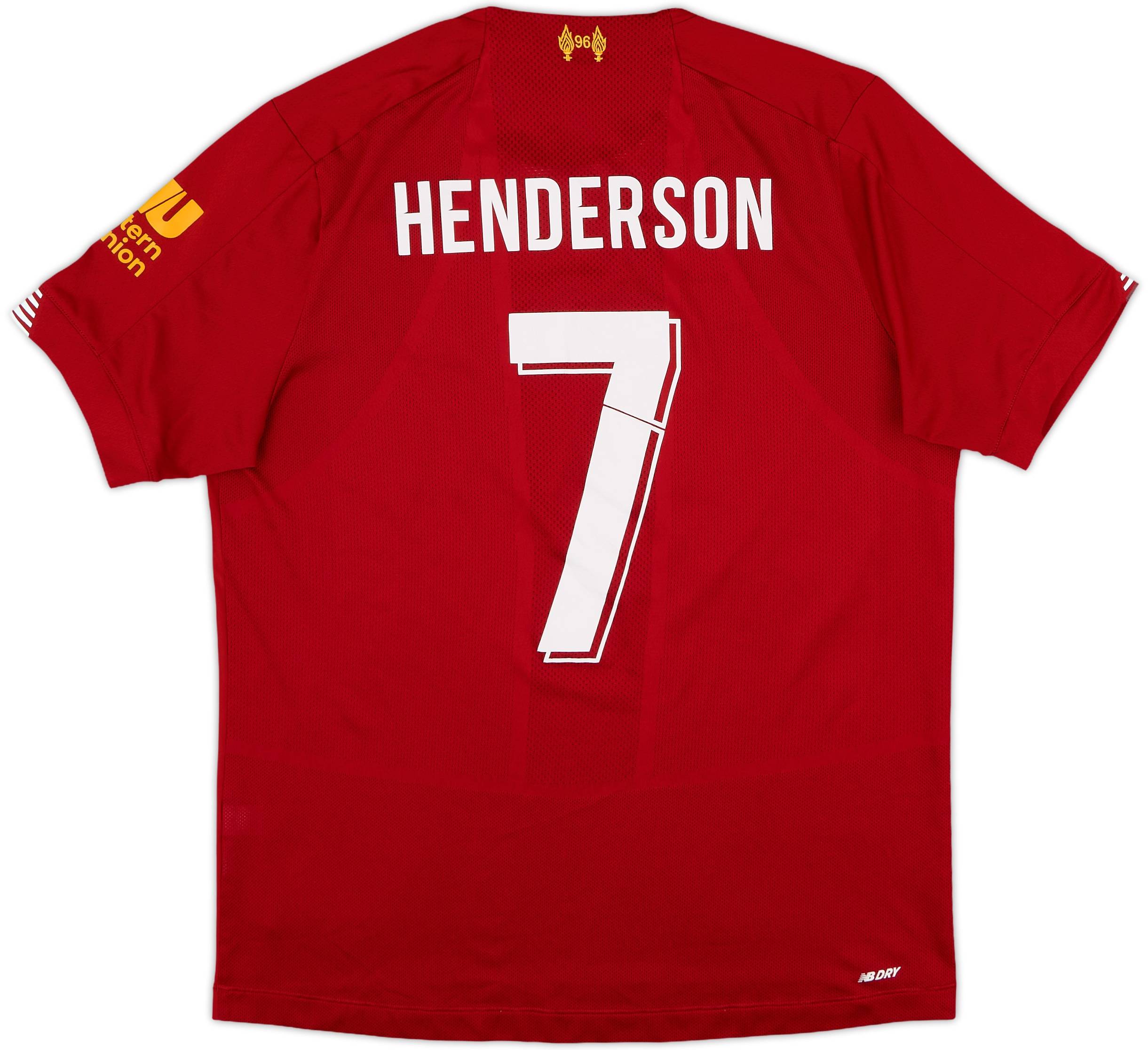 リヴァプール リバプール ユニフォーム ヘンダーソン 2019-2020 ホーム 2019-20 Liverpool Home Shirt Henderson #7 - 6/10 - (M)