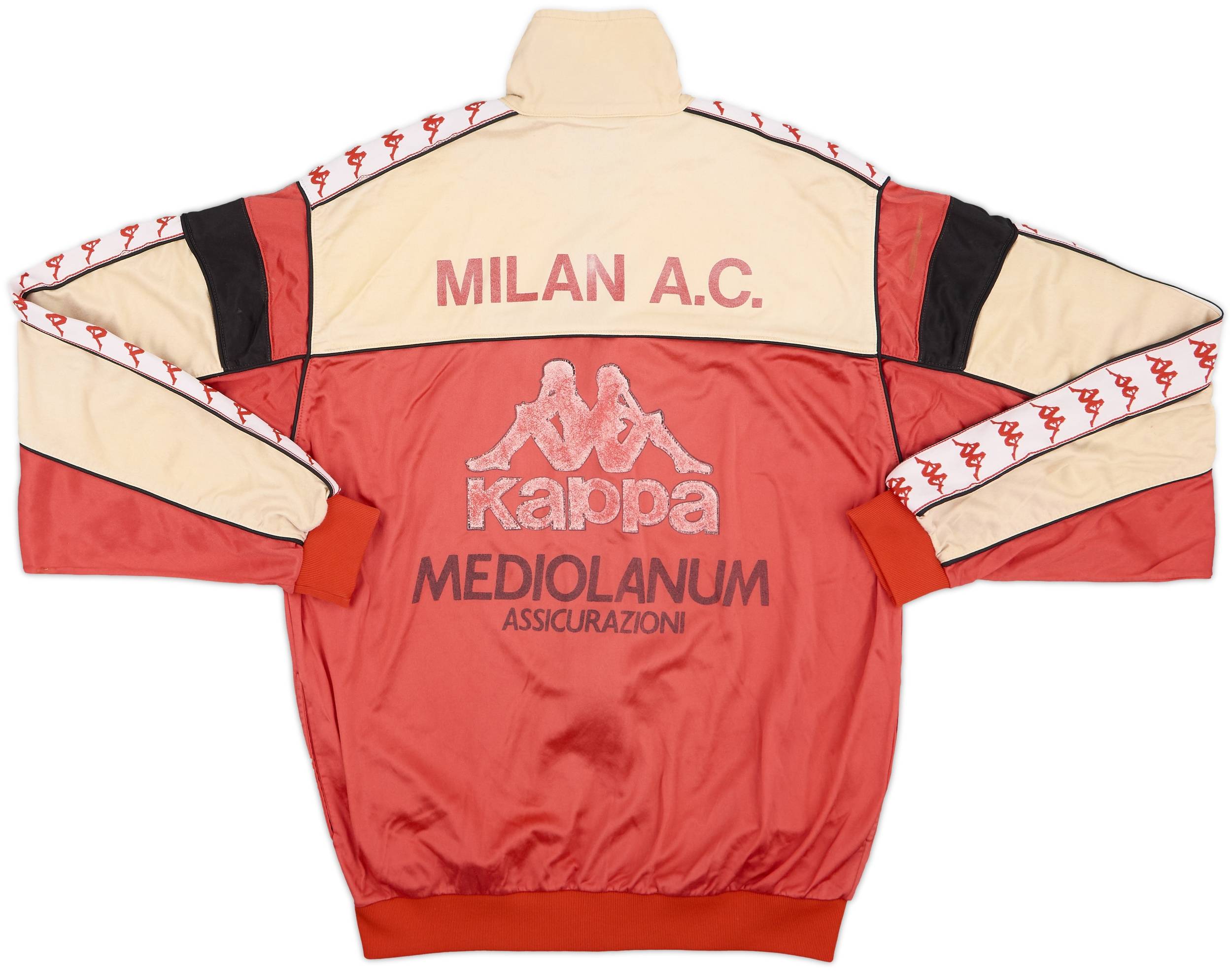 1988-90 AC Milan Kappa Track Jacket - 4/10 - (M)