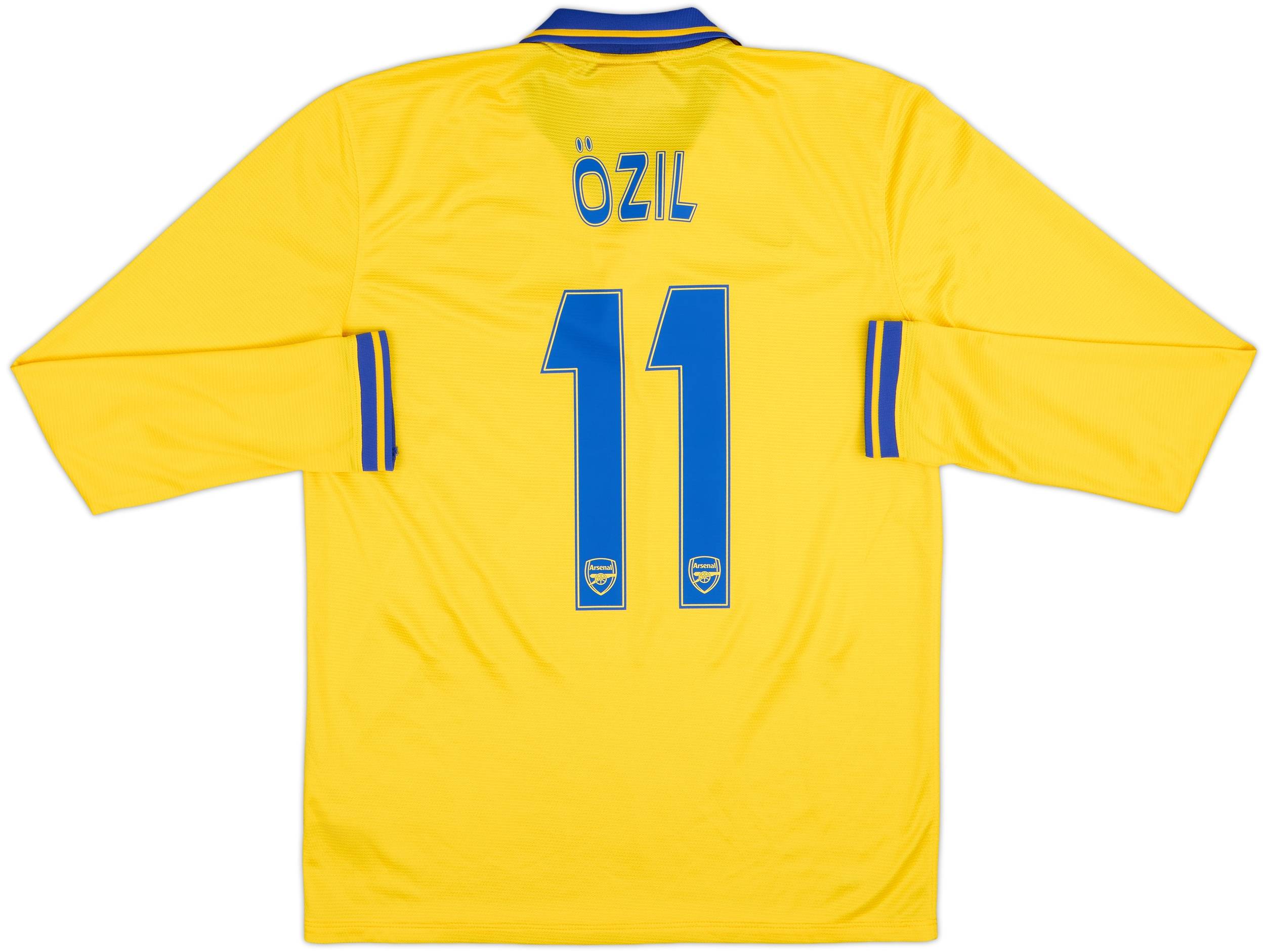 【美品】アーセナル ÖZIL 11 シャツ 2013-14 Arsenal Away L/S Shirt Ozil #11 - 10/10 - (M)