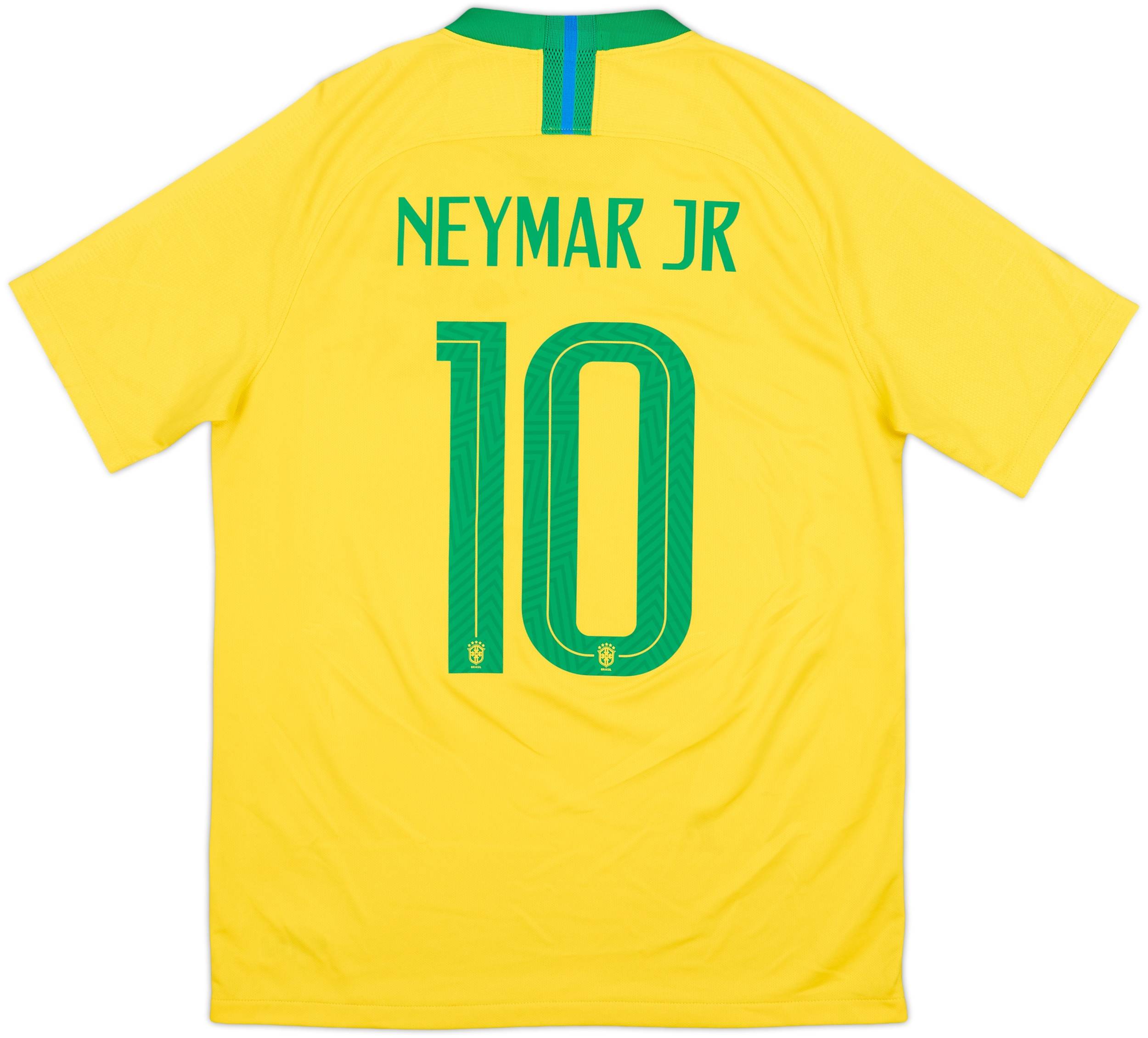 2018-19 Brazil Home Shirt Neymar Jr #10 - 6/10 - (M)