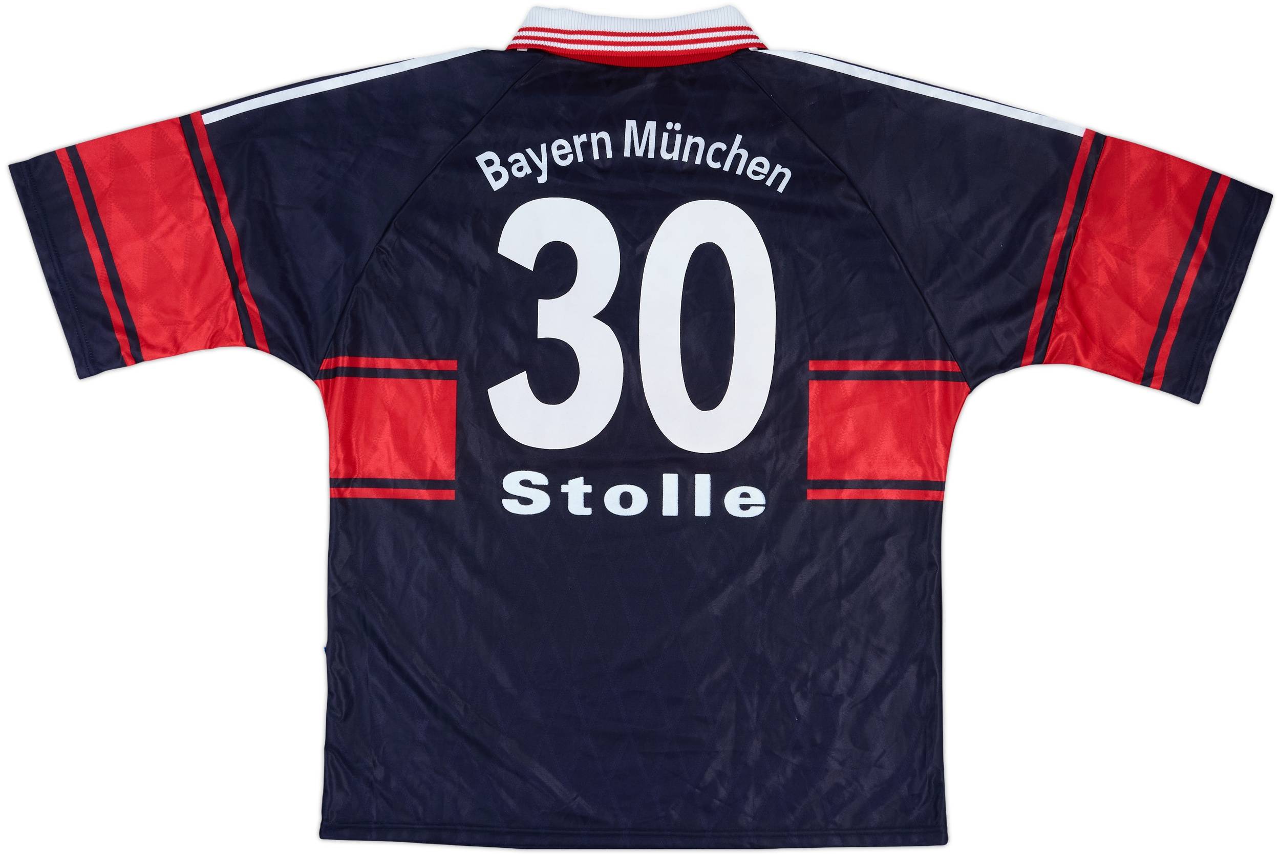1997-99 Bayern Munich Home Shirt Stolle #30 - 9/10 - (XL)