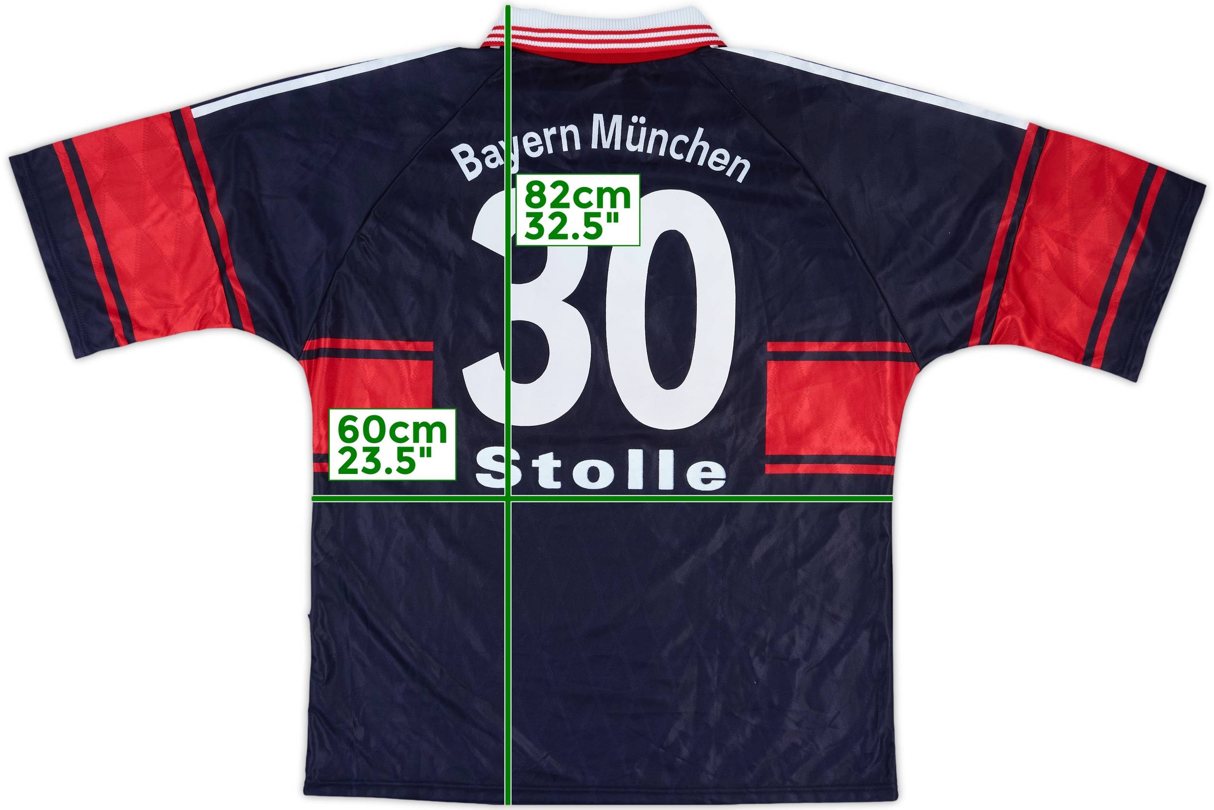 1997-99 Bayern Munich Home Shirt Stolle #30 - 9/10 - (XL)