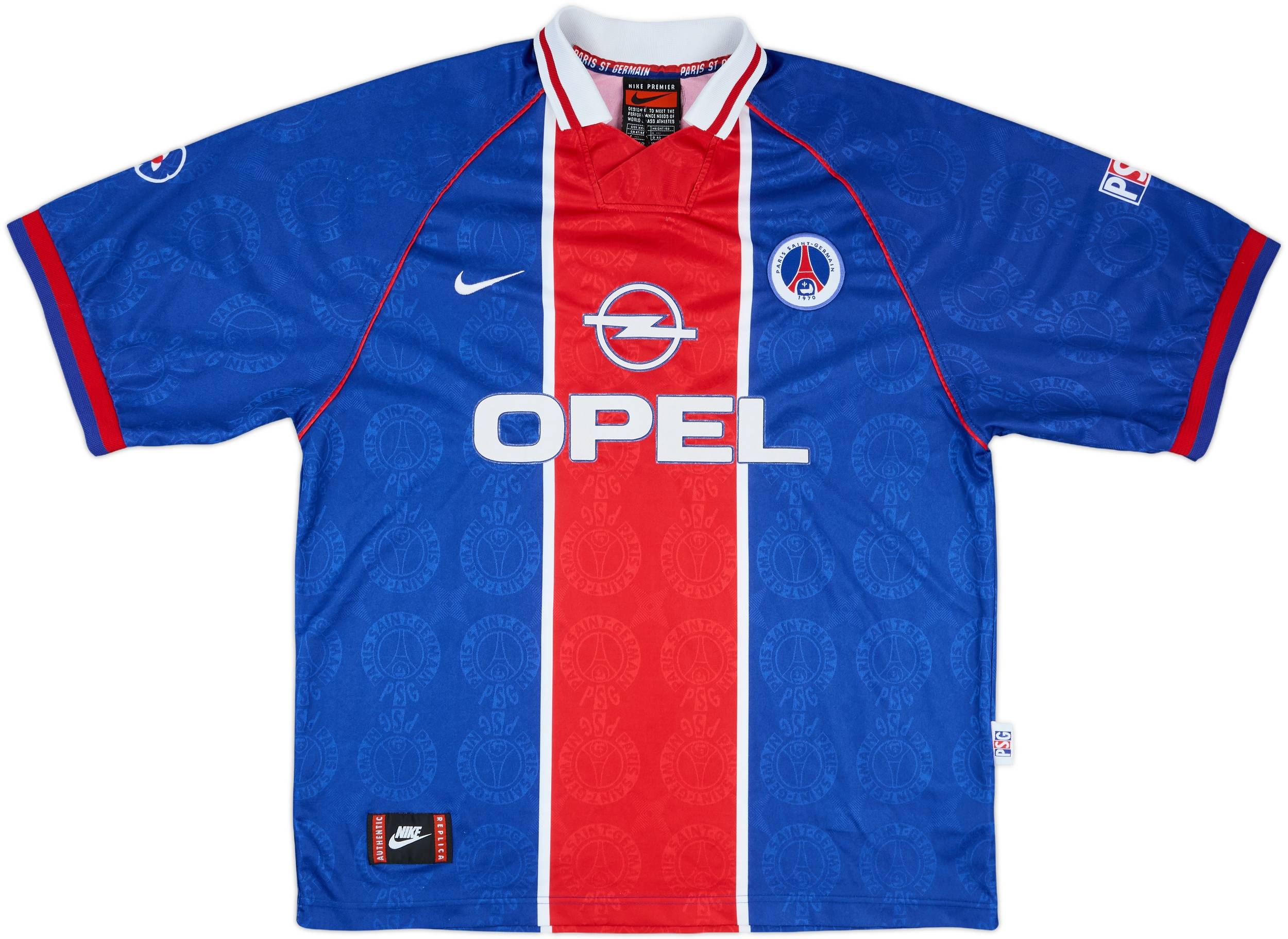 1996-97 Paris Saint-Germain Home Shirt #21 - 7/10 - (XXL)