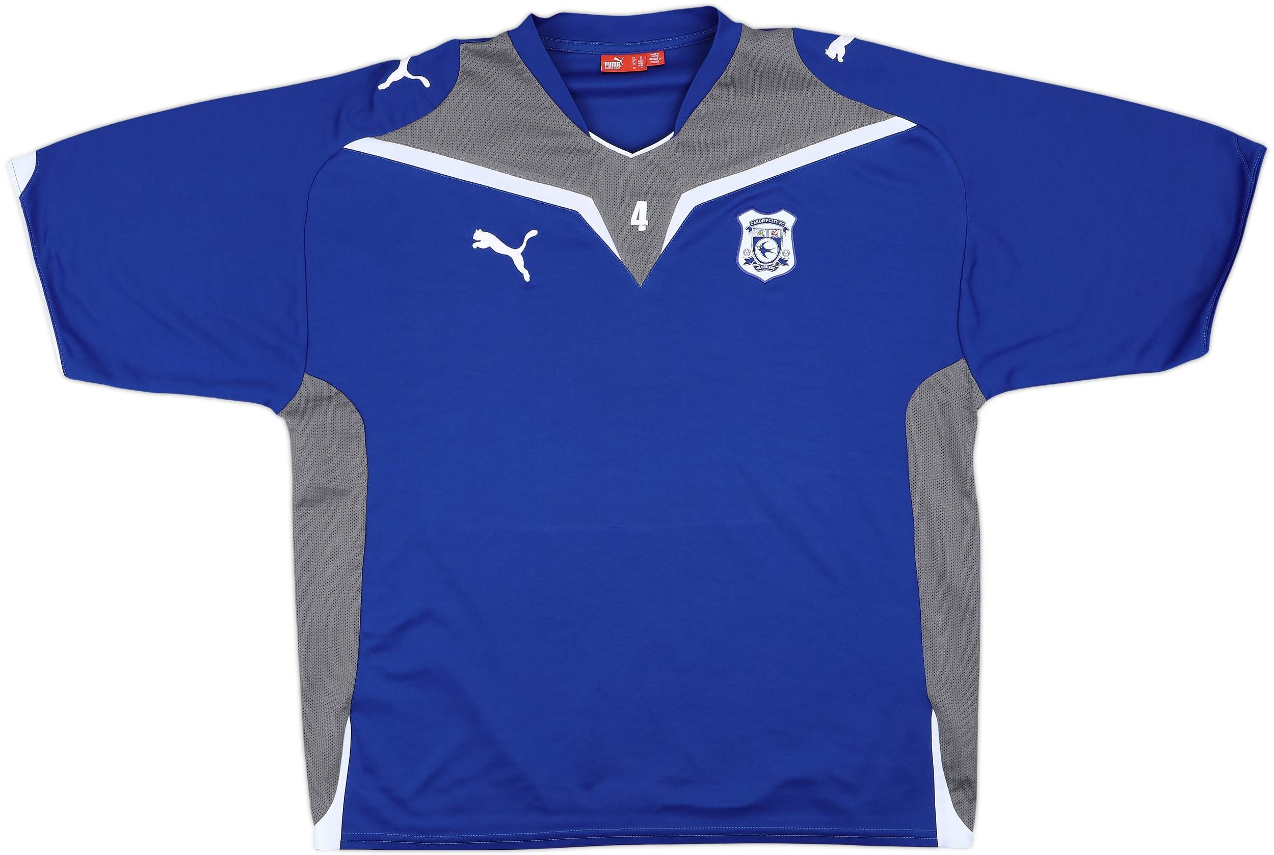 2009-10 Cardiff Puma Player Issue Training Shirt #4 - 8/10 - (XL)