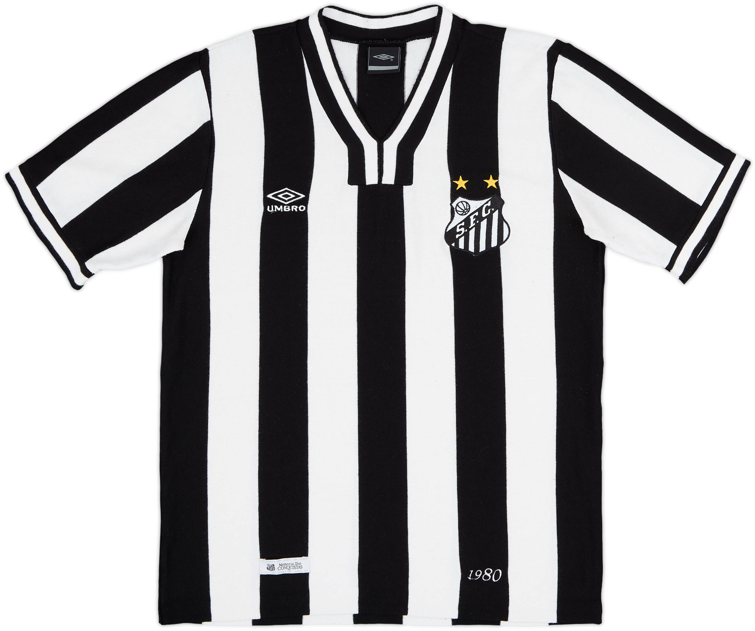 2004 Santos Umbro Retro 1980s Training Shirt - 8/10 - (L)