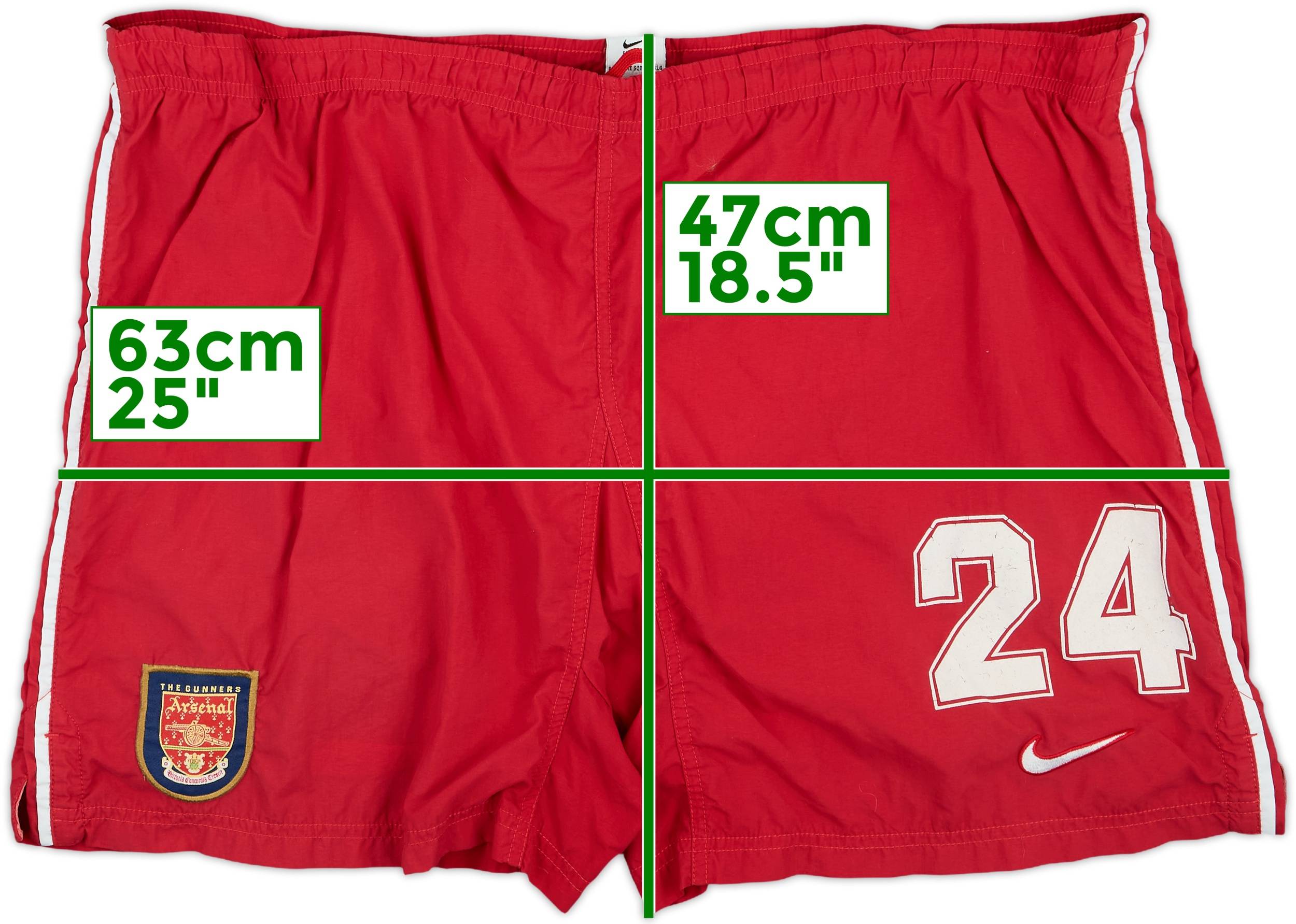 1998-99 Arsenal Player Issue Training Shorts #24 (Lukic) - 6/10 - (XL)
