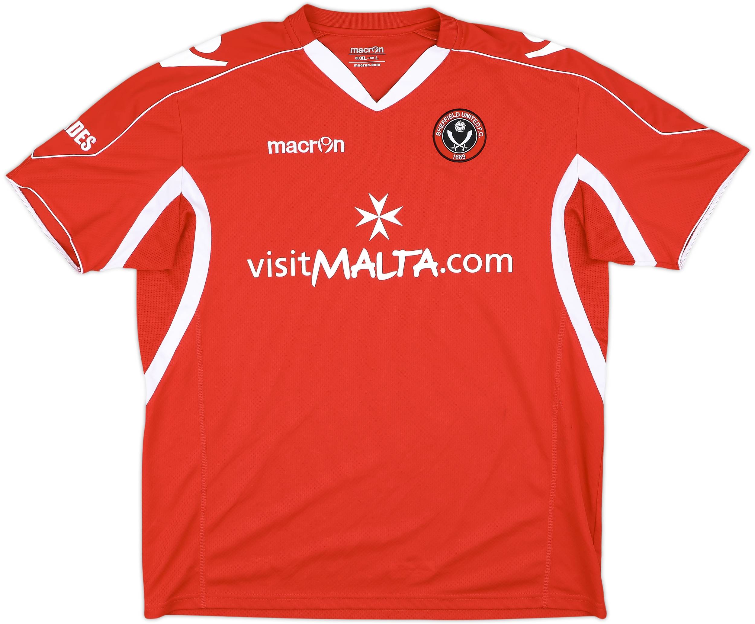 2009-10 Sheffield United Macron Training Shirt - 8/10 - (L)