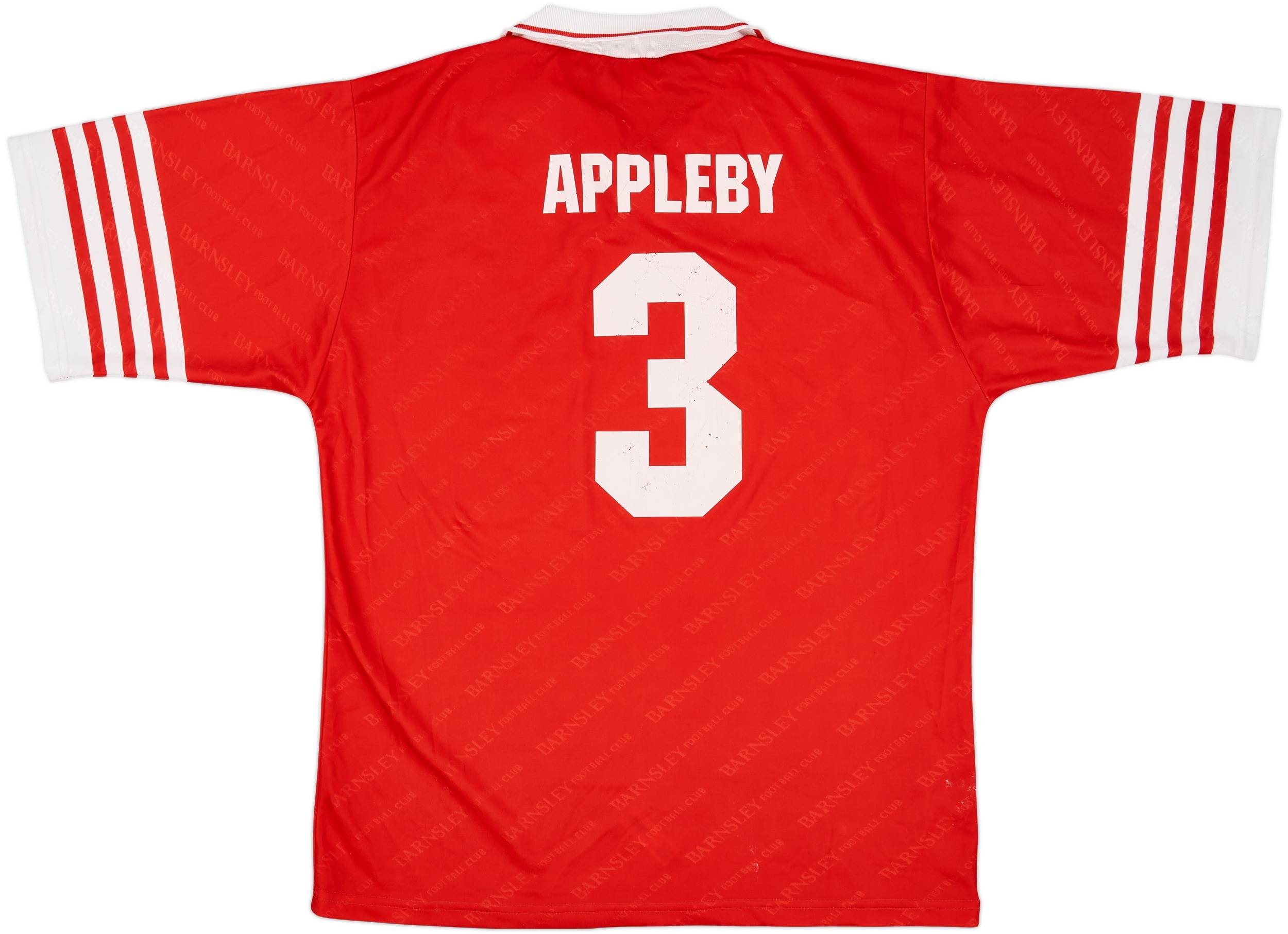 1995-96 Barnsley Home Shirt Appleby #3 - 6/10 - (L)