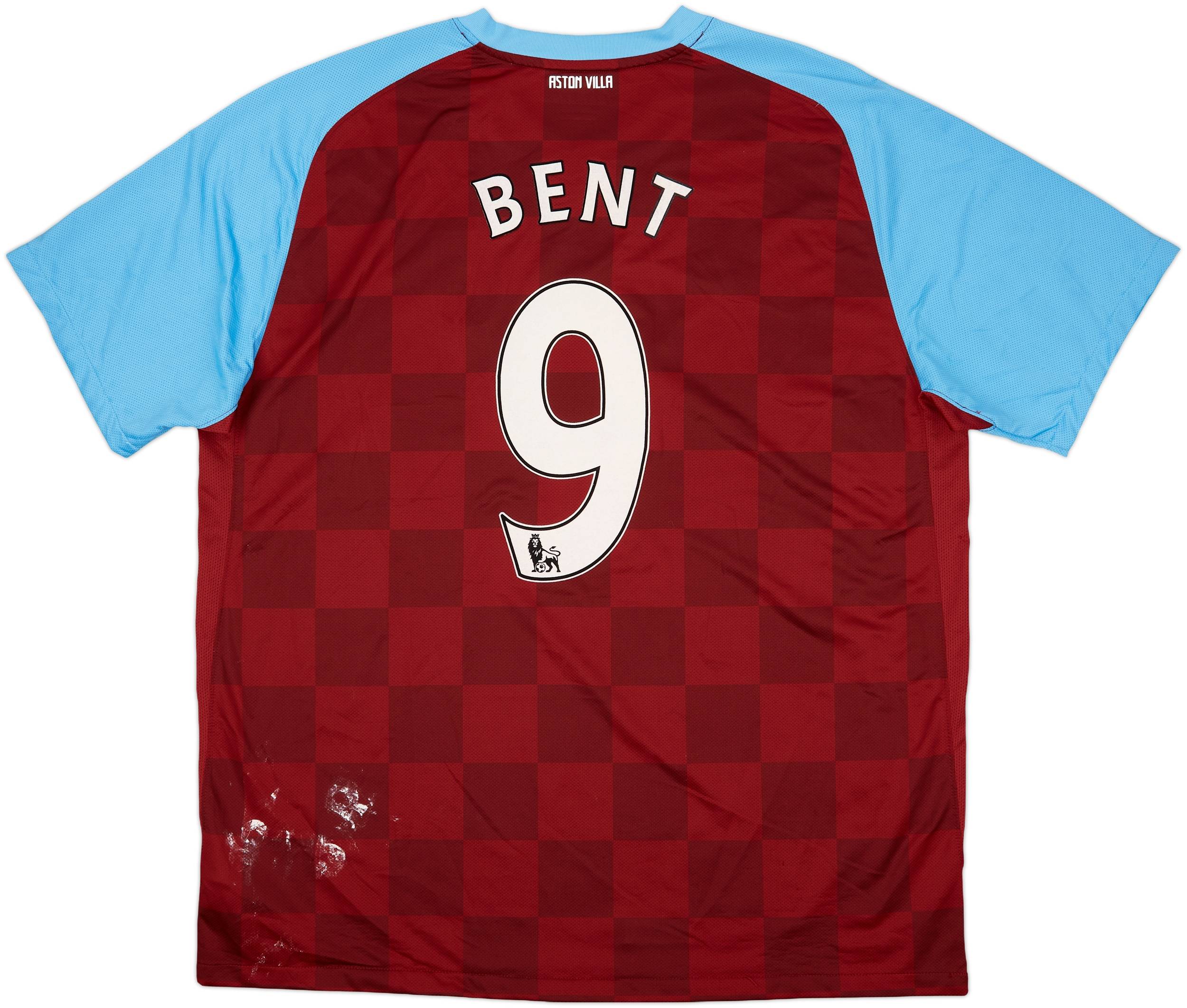 2011-12 Aston Villa Home Shirt Bent #9 - 4/10 - (XXL)