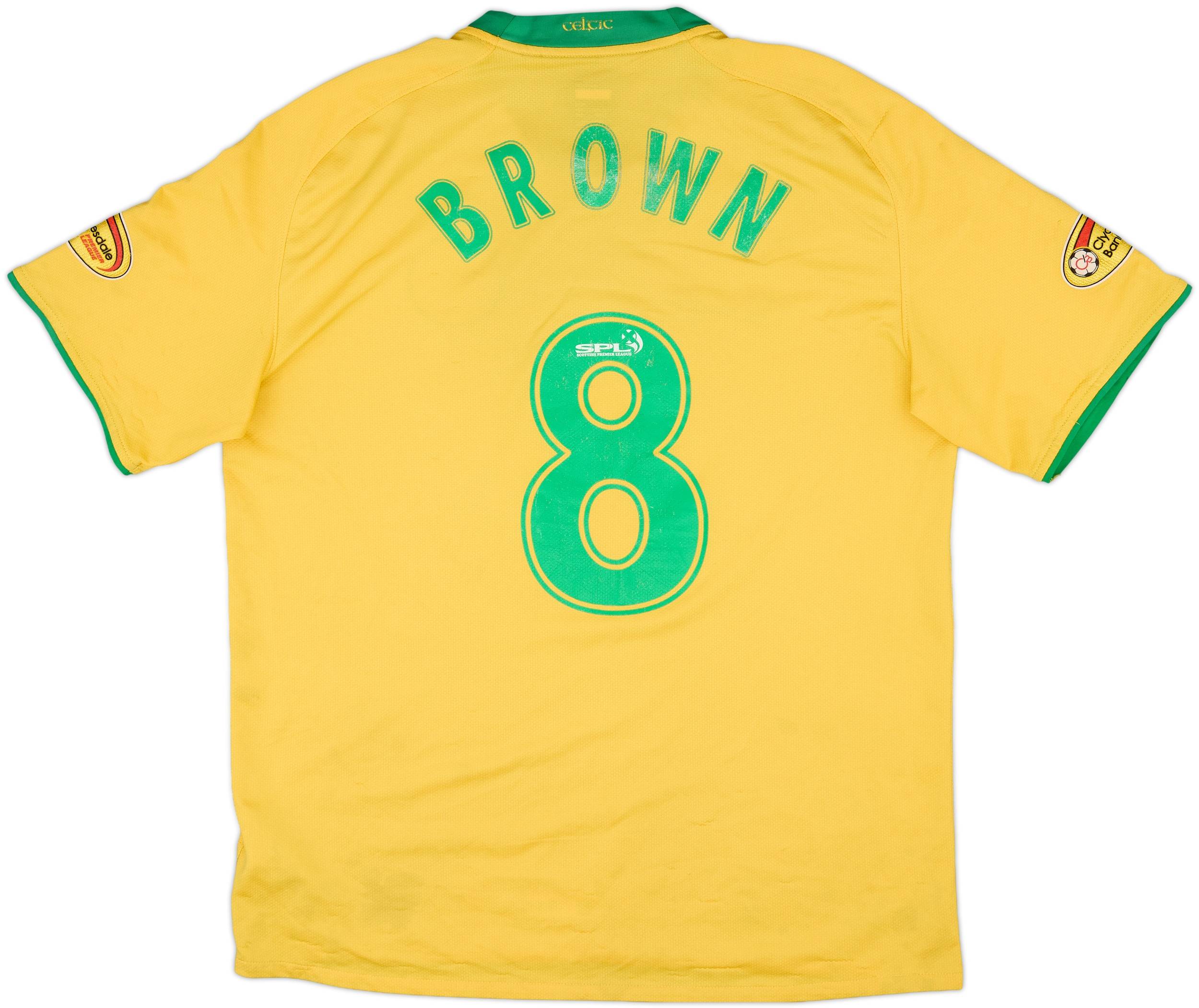2008-09 Celtic Away Shirt Brown #8 - 4/10 - (L)
