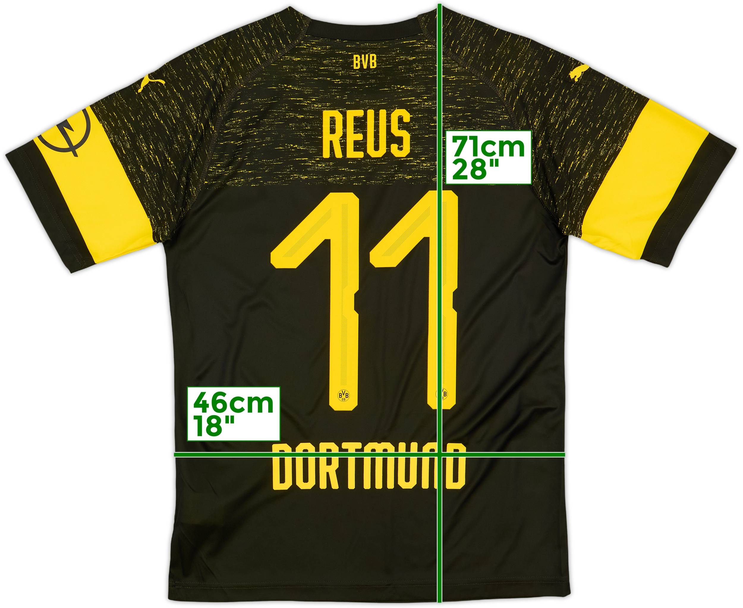 2018-19 Borussia Dortmund Away Shirt Reus #11 - 10/10 - (S)