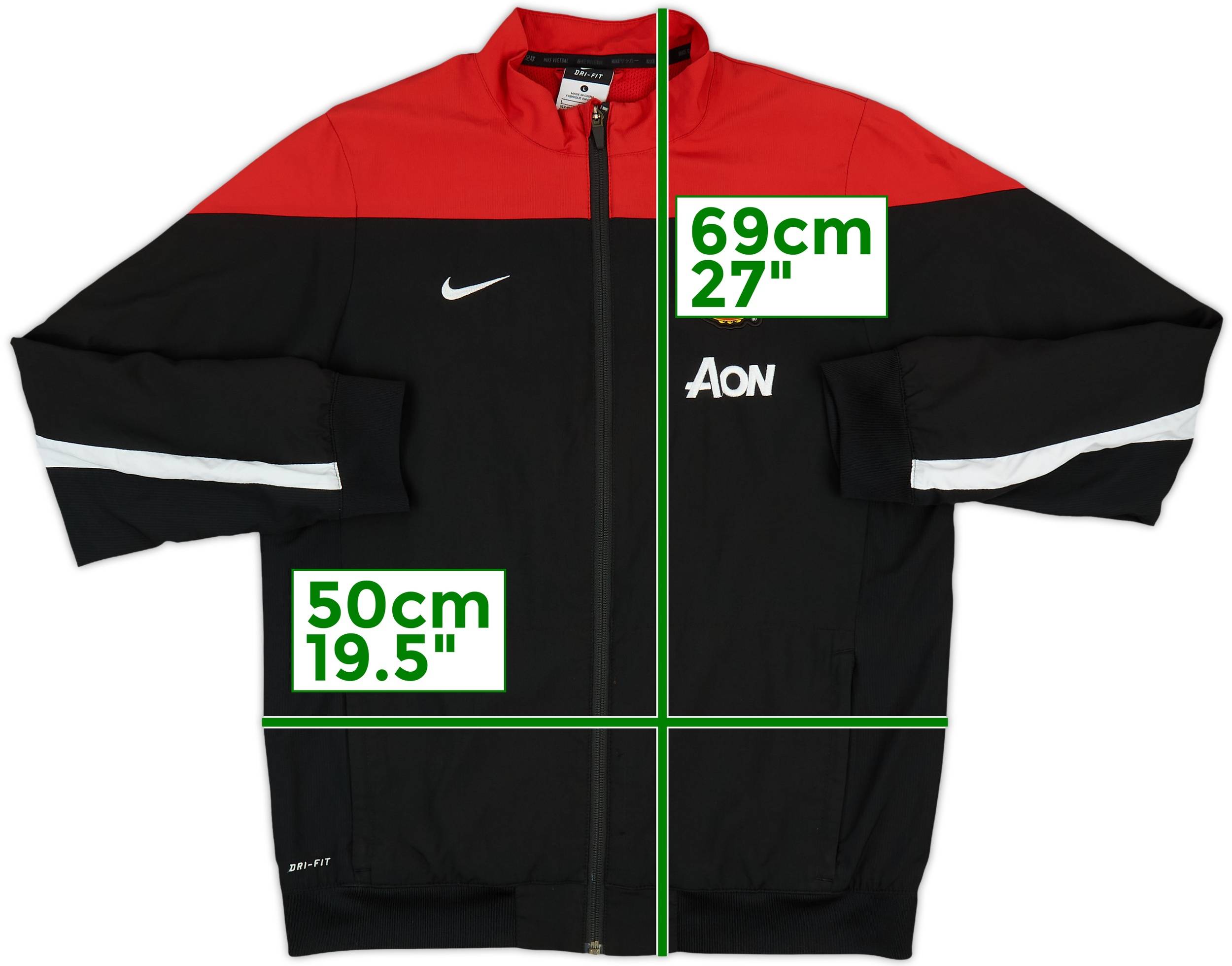 ウェア 2014-15 Manchester United  2014-15 Manchester United Nike Track Jacket - 8/10 - (L.Boys)