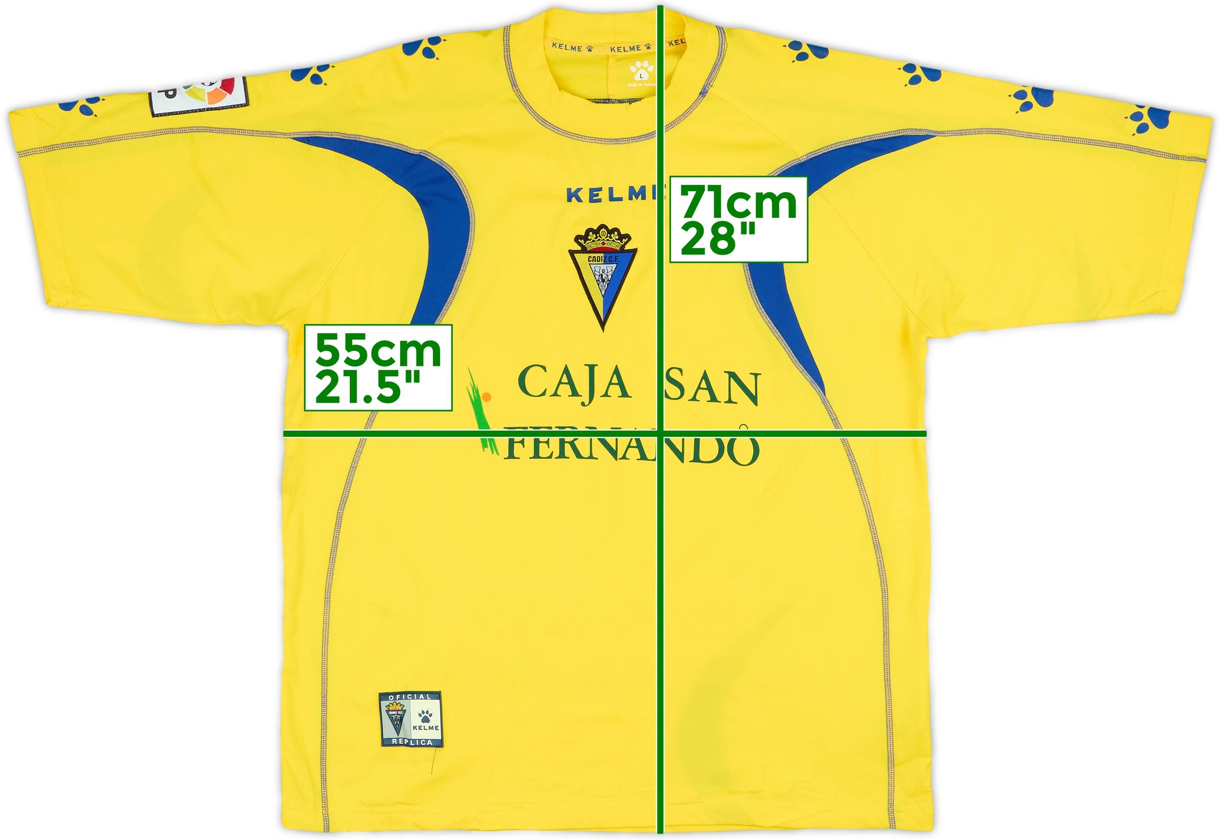 2005-06 Cadiz Home Shirt - 6/10 - (L)