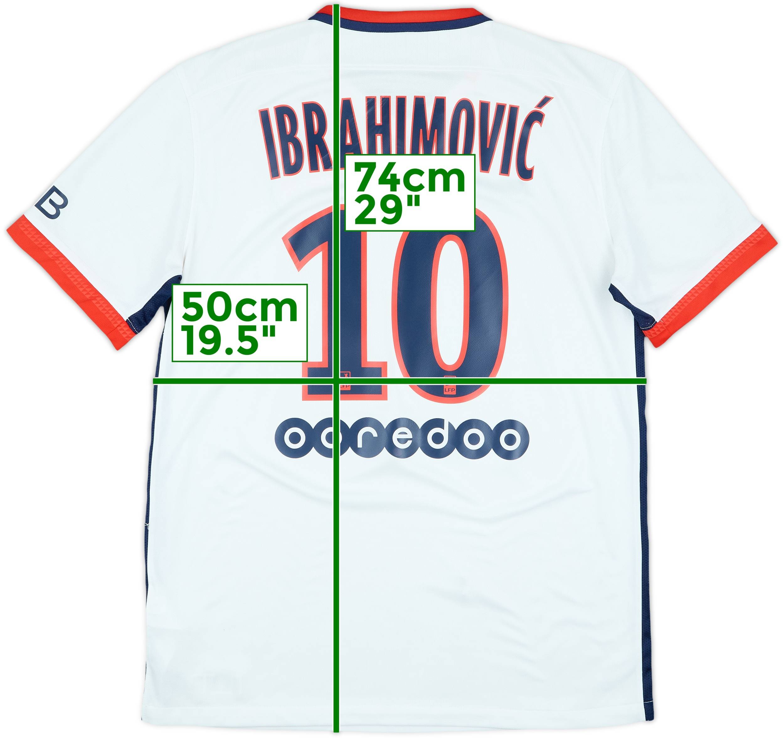 2015-16 Paris Saint-Germain Away Shirt Ibrahimovic #10 - 8