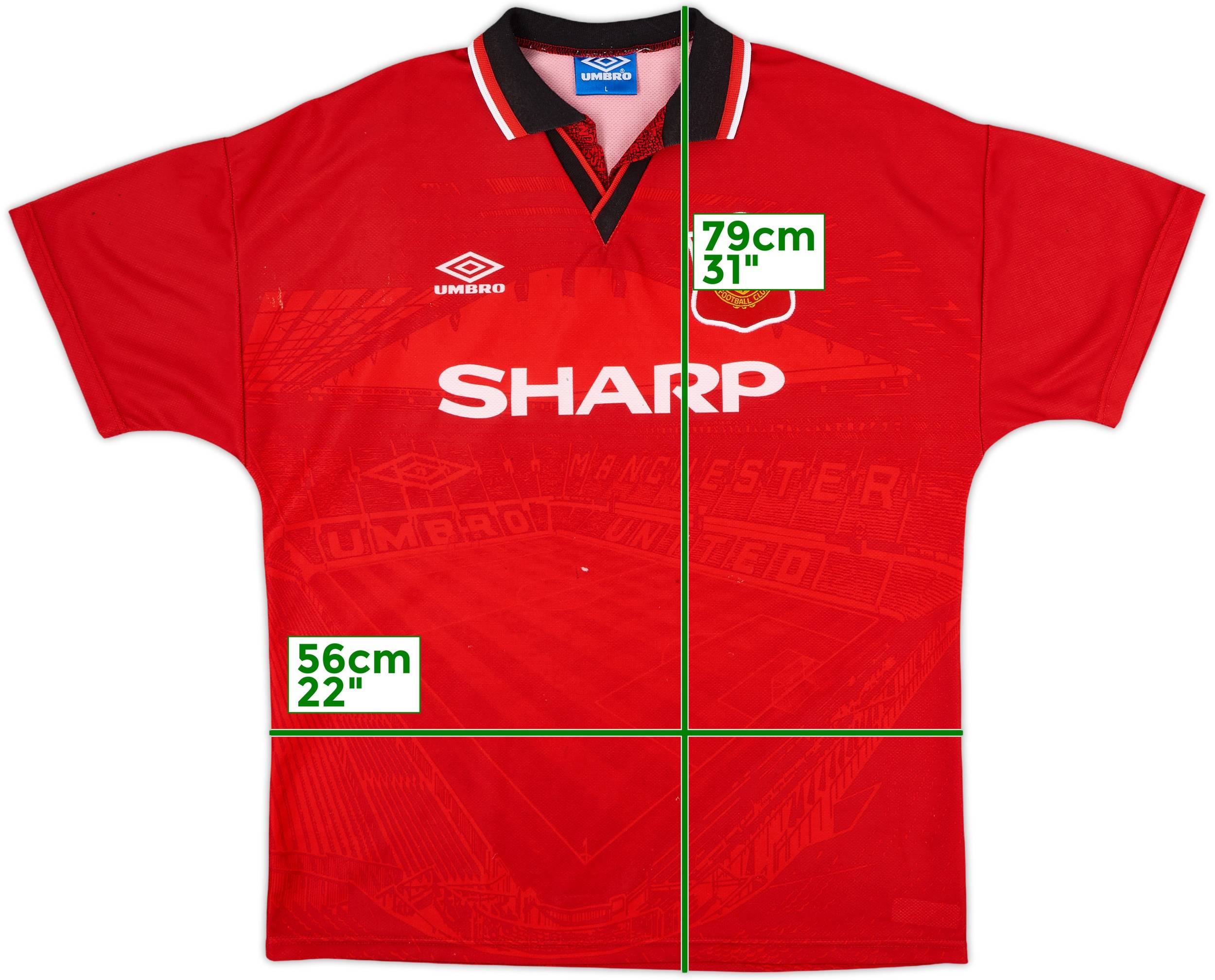マンチェスター・ユナイテッド シャツ XL 英国製 UMBRO 1994-96 マンチェスター・ユナイテッド シャツ XL 英国製 UMBRO 1994-96