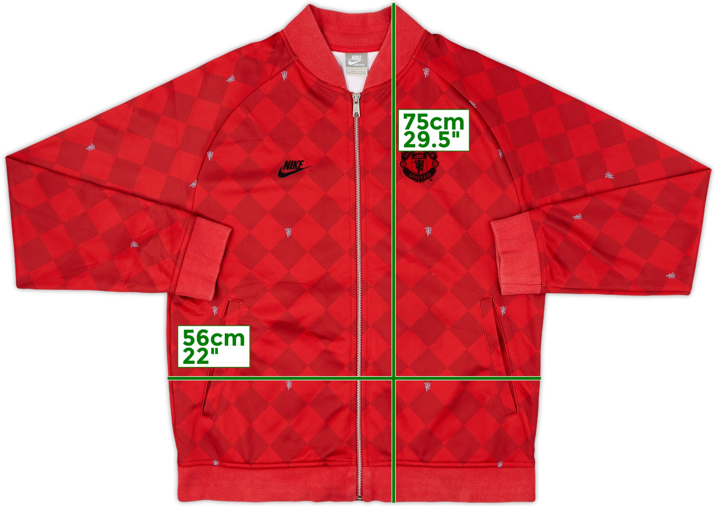 希少✨NIKE × MANCHESTER UNITED track jacket 2009-10 Manchester United Nike Track Jacket - 8/10 - (M)