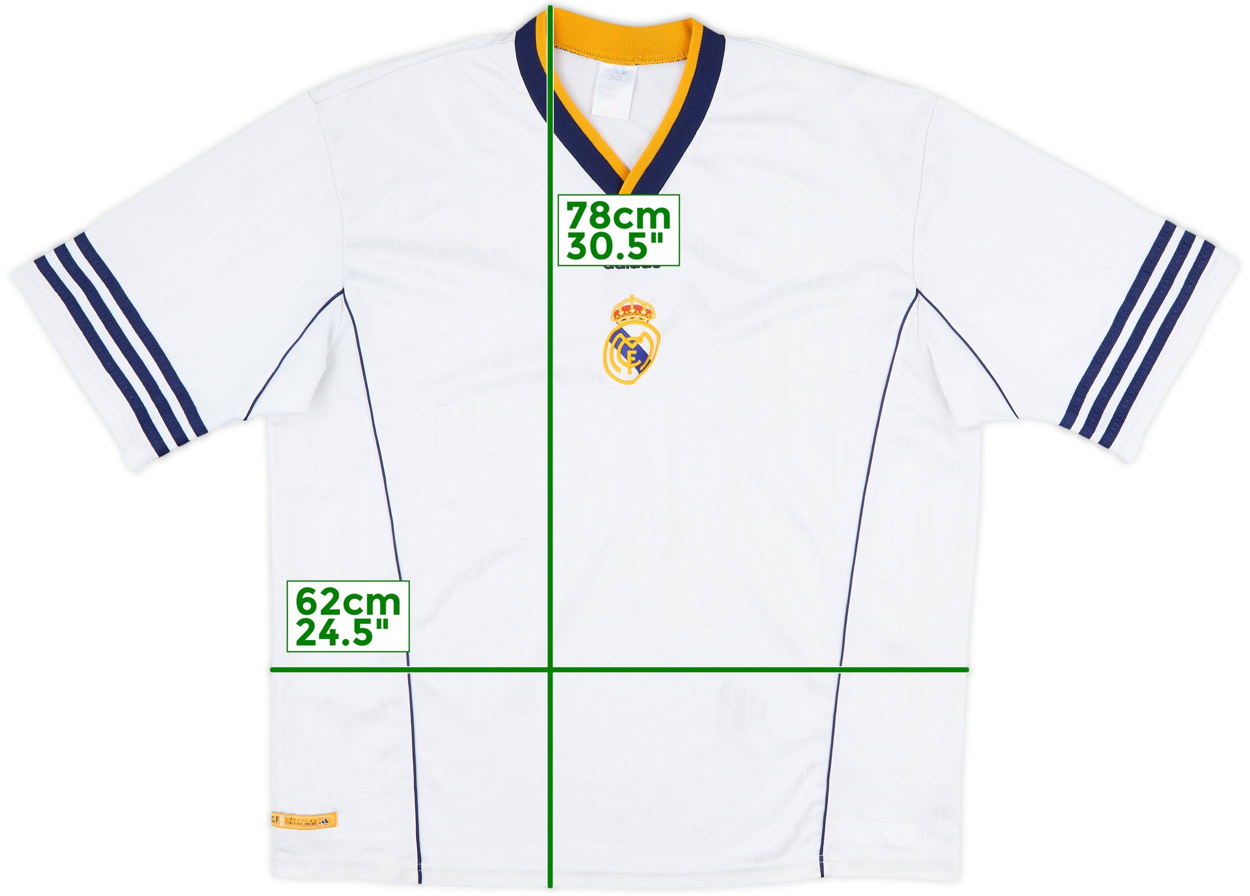 1998-99 Real Madrid adidas Training Shirt - 8/10 - (XL)
