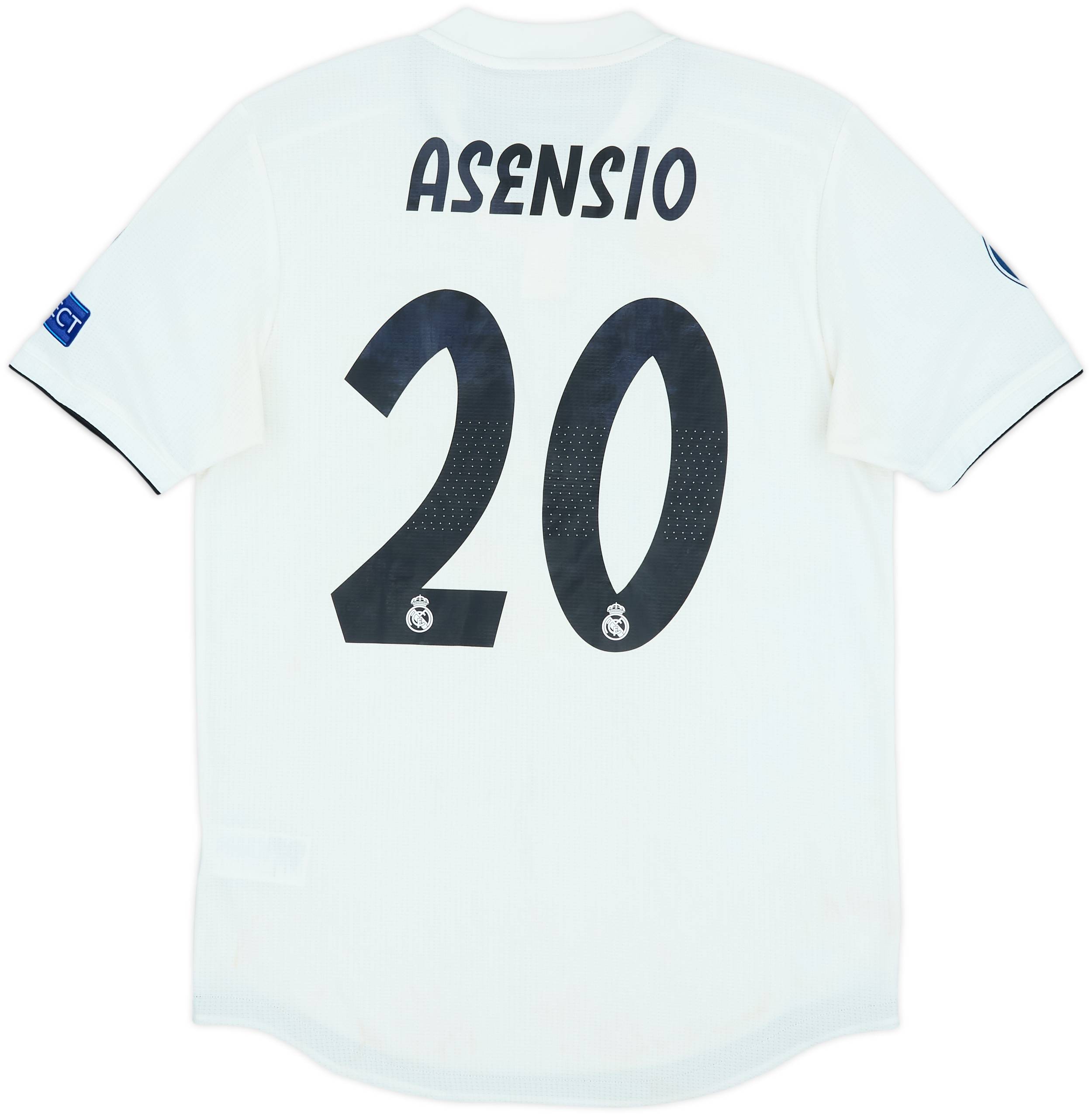 Real Madrid ASENSIO 20番シャツ　Lサイズ 2018-19 Real Madrid Authentic Home Shirt Asensio #20 - 5/10 - (M)