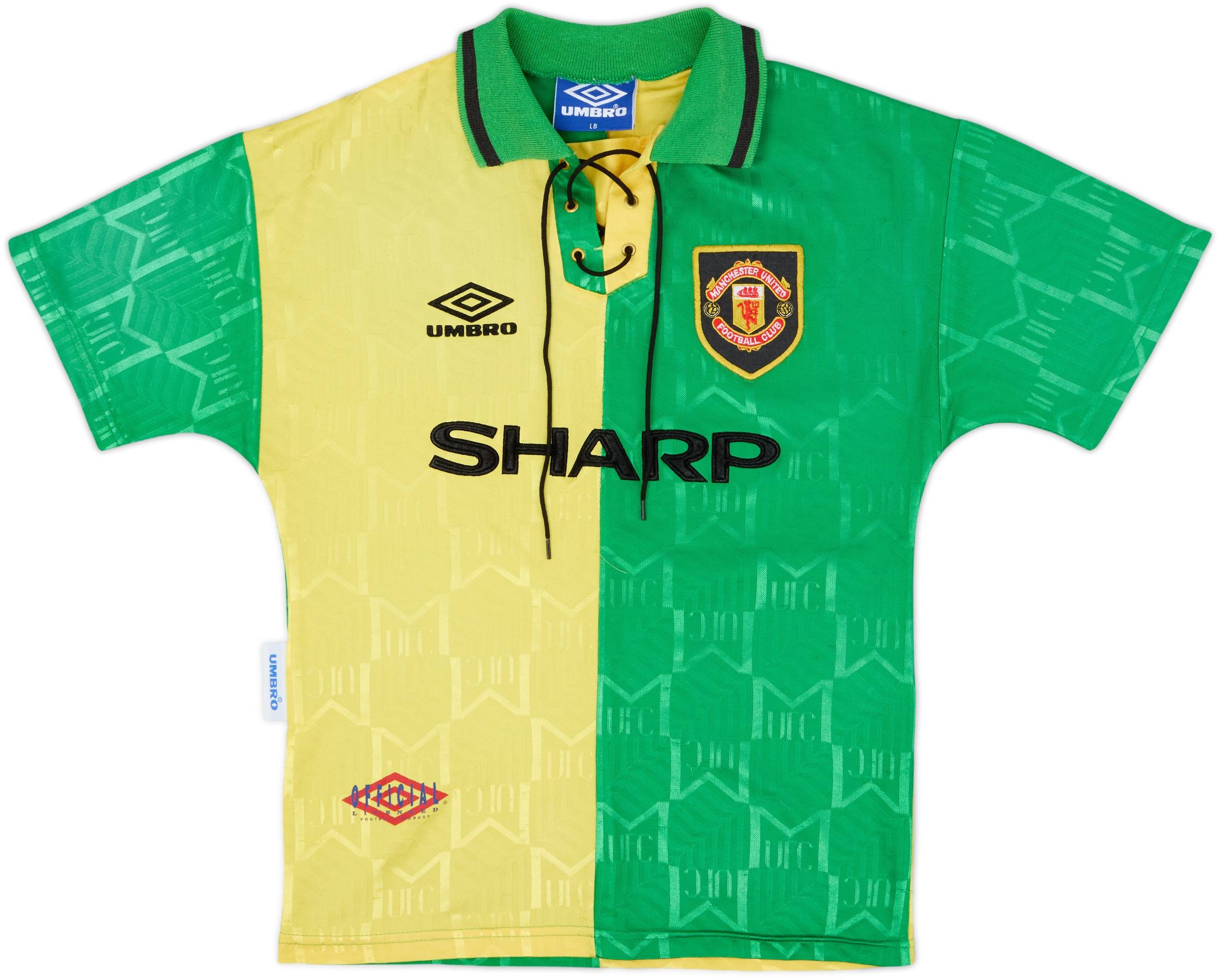 1992-94 Manchester United Third Shirt - 8/10 - (L.Boys)