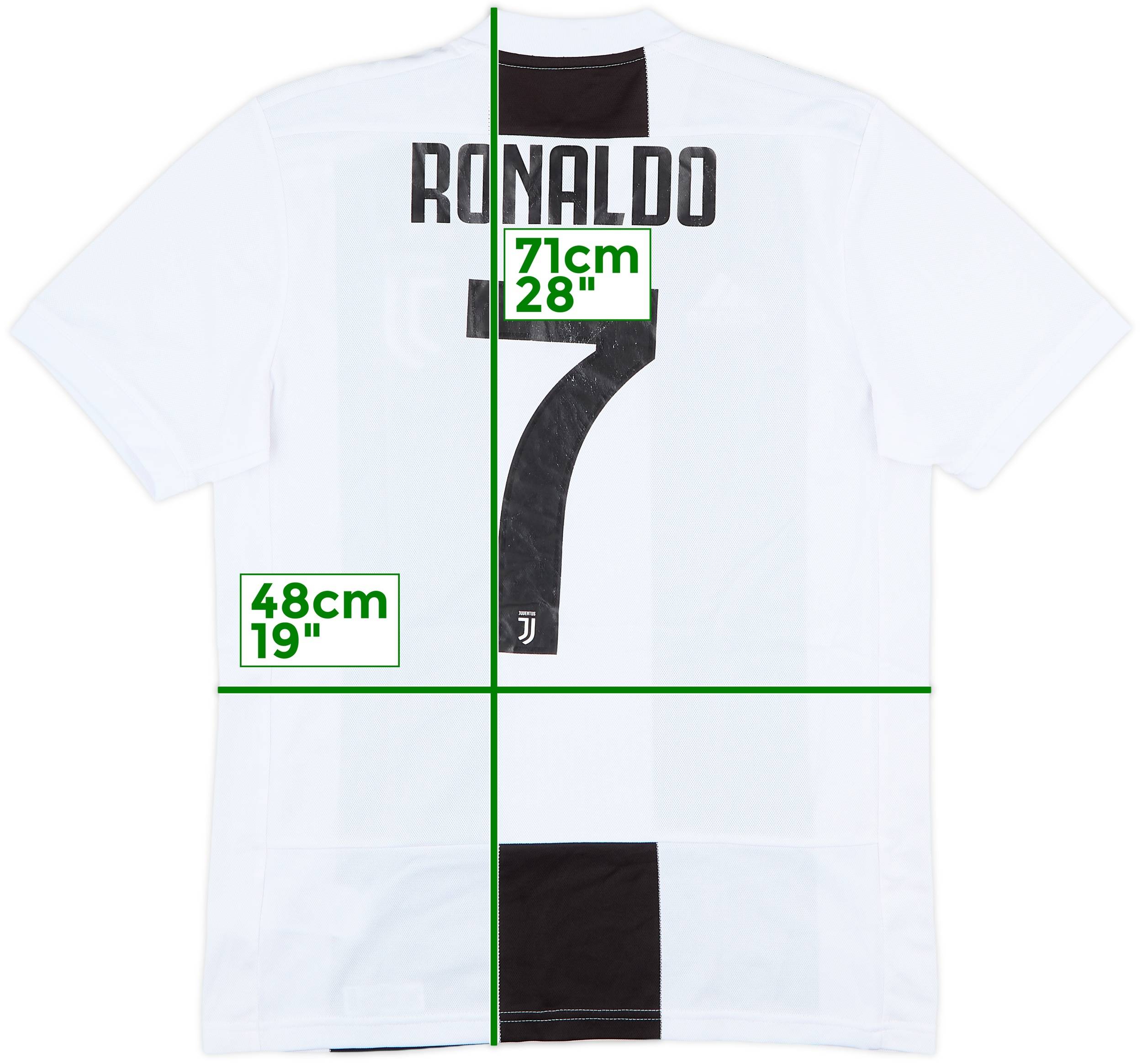 2018-19 Juventus Home Shirt Ronaldo #7 - 7/10 - (S)