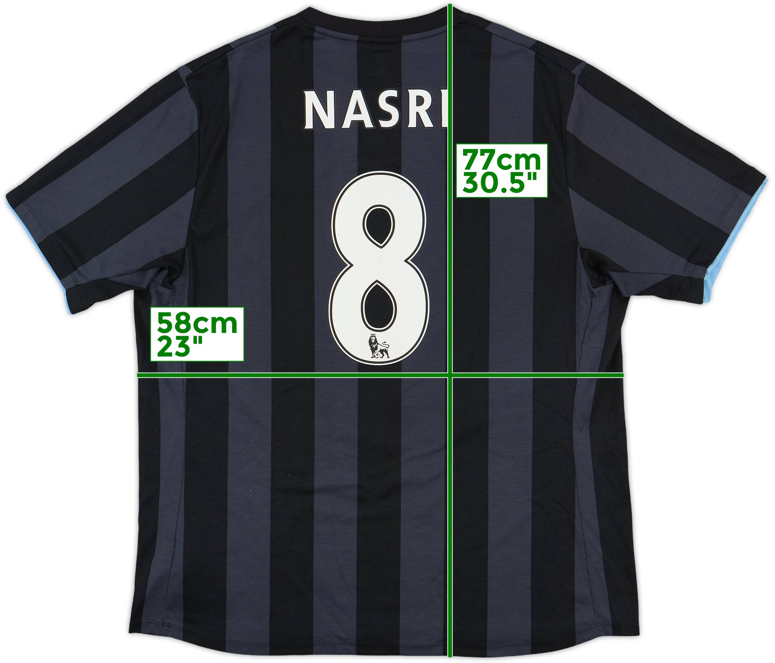 マンチェスター・シティ NASRI 8 シャツ 2014-15 Manchester City Nasri #8 Away (M) Shirt Jersey