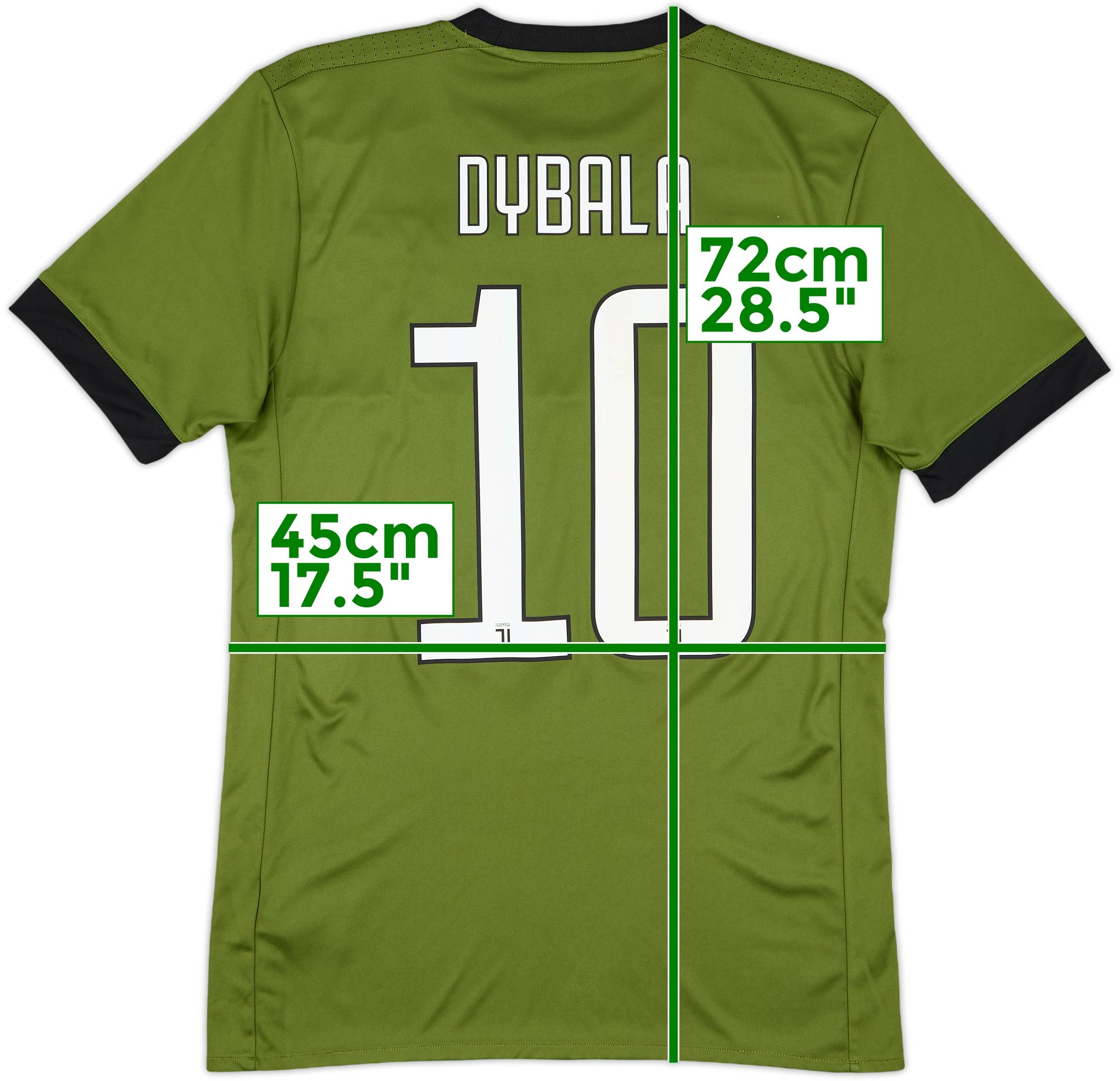 2017-18 Juventus Third Shirt Dybala #10 - 8/10 - (S)