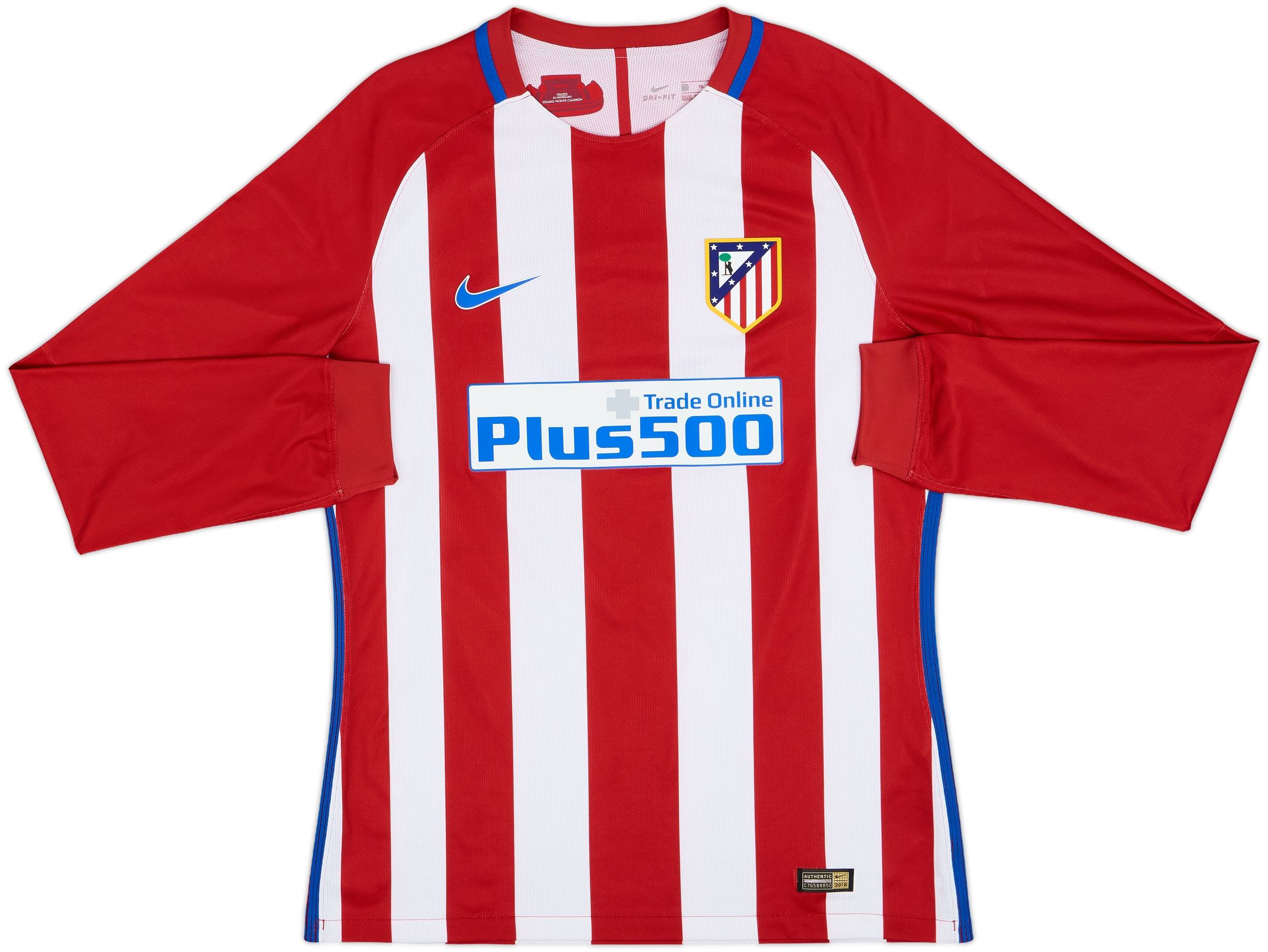 2016-17 Atletico Madrid Player Issue Home L/S Shirt F.Torres #9