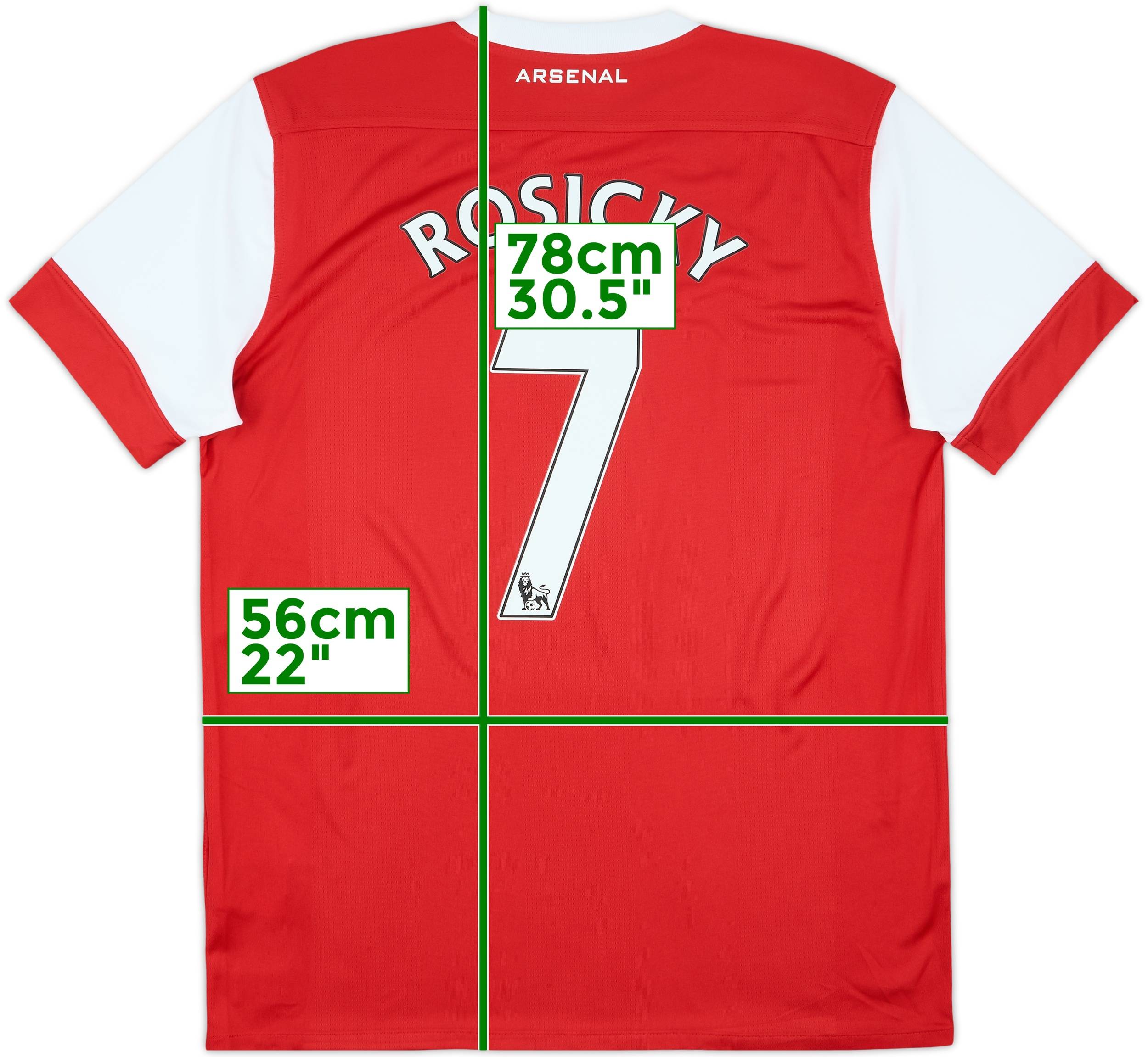 元チェコ代表】アーセナル ロシツキー 7番 シャツ Mサイズ
