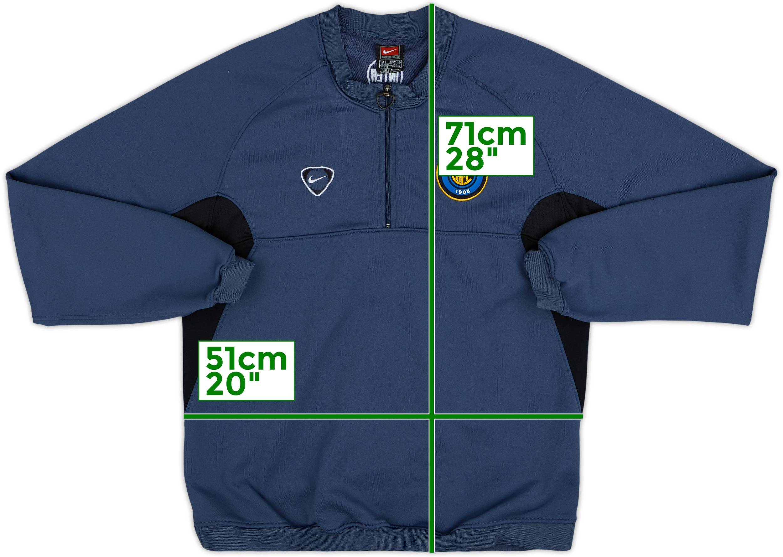 （希少）1999-00 Inter Milan Nike Sweat Top 希少）1999-00 Inter Milan Nike Sweat Top 希少）1999-00 Inter