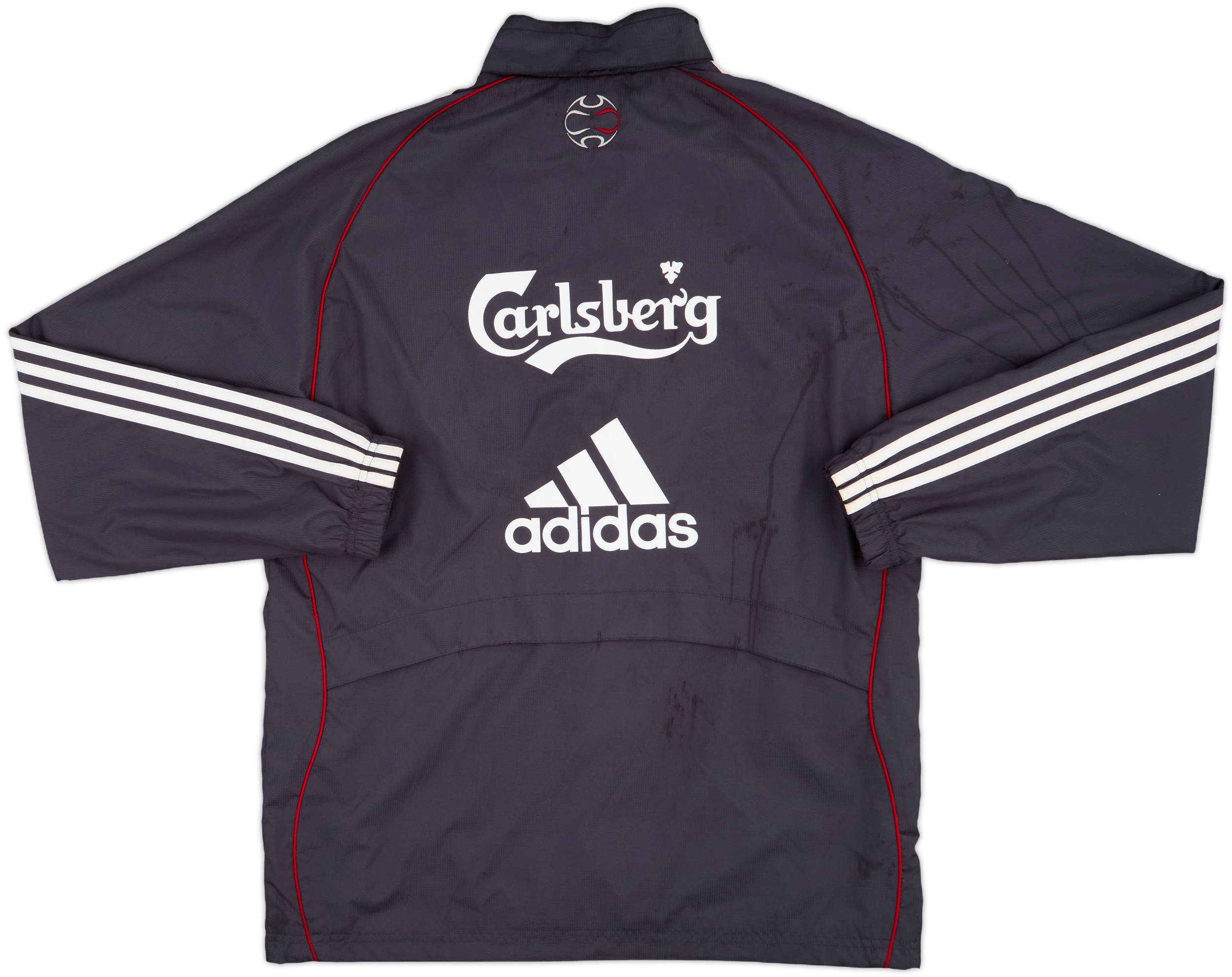 2006-07 Liverpool adidas Hooded Rain Jacket - 7/10 - (S)