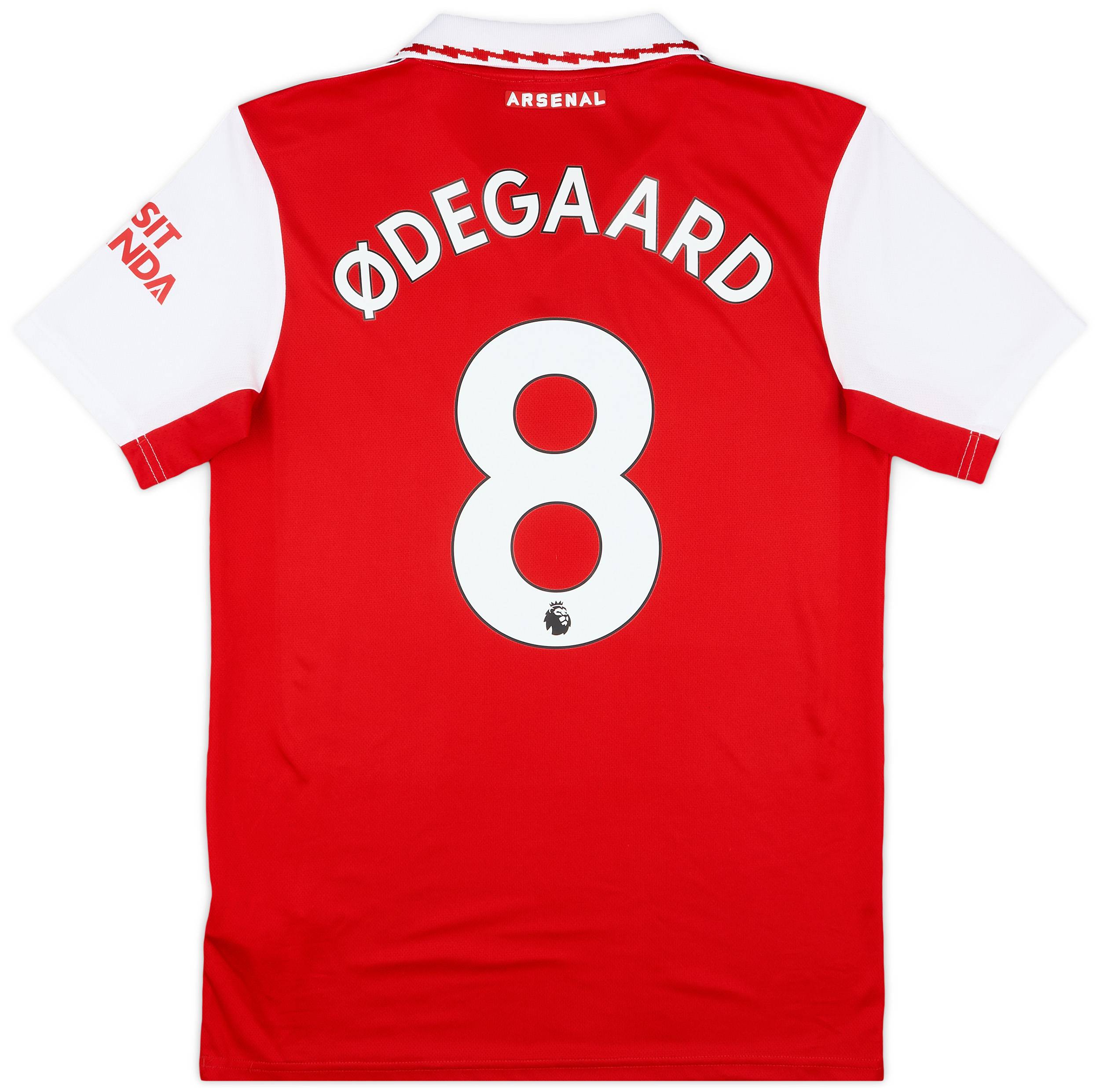 2022-23 Arsenal Home Shirt Odegaard #8