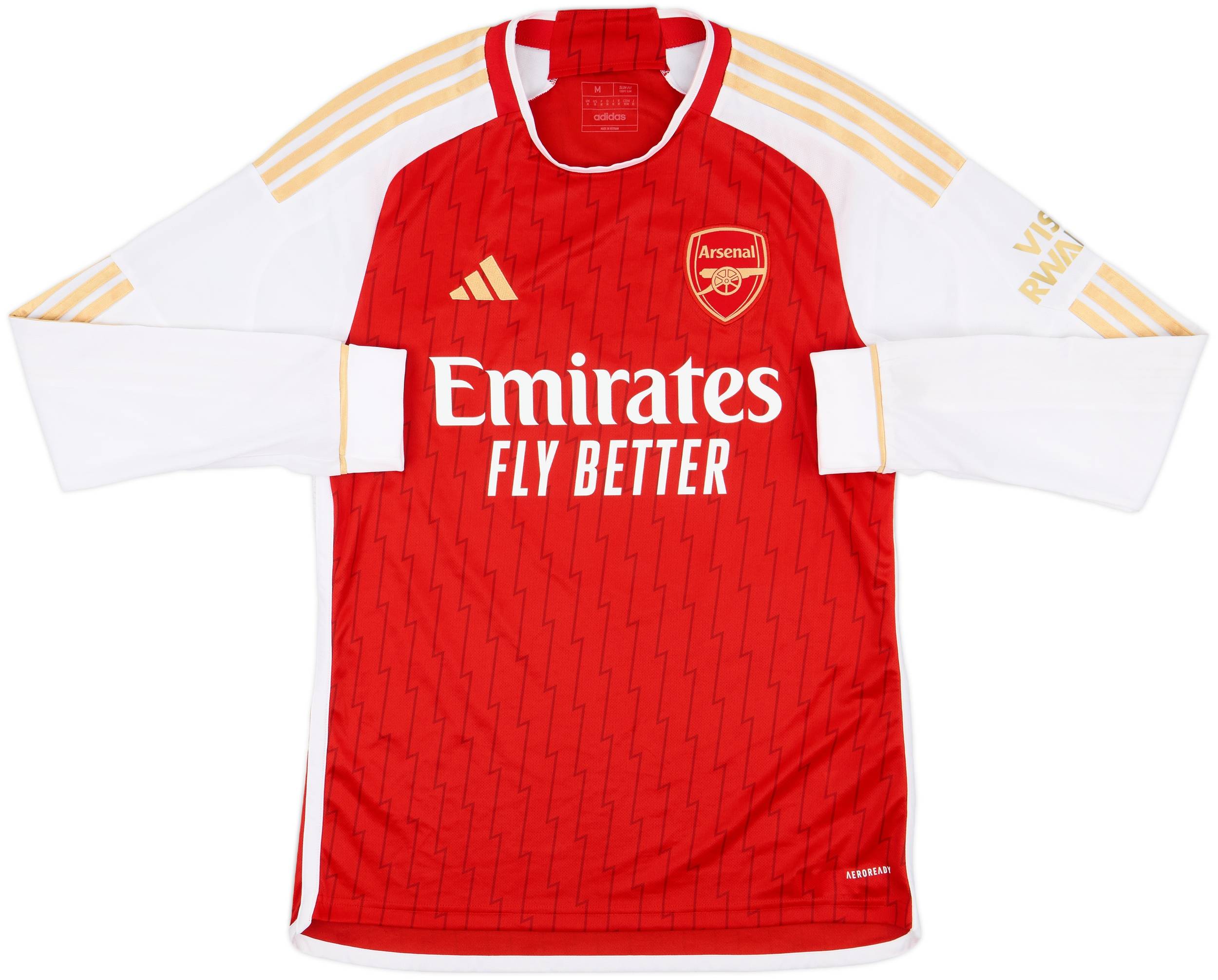 2023-24 Arsenal Home L/S Shirt Saka #7 - 8/10 - (M)