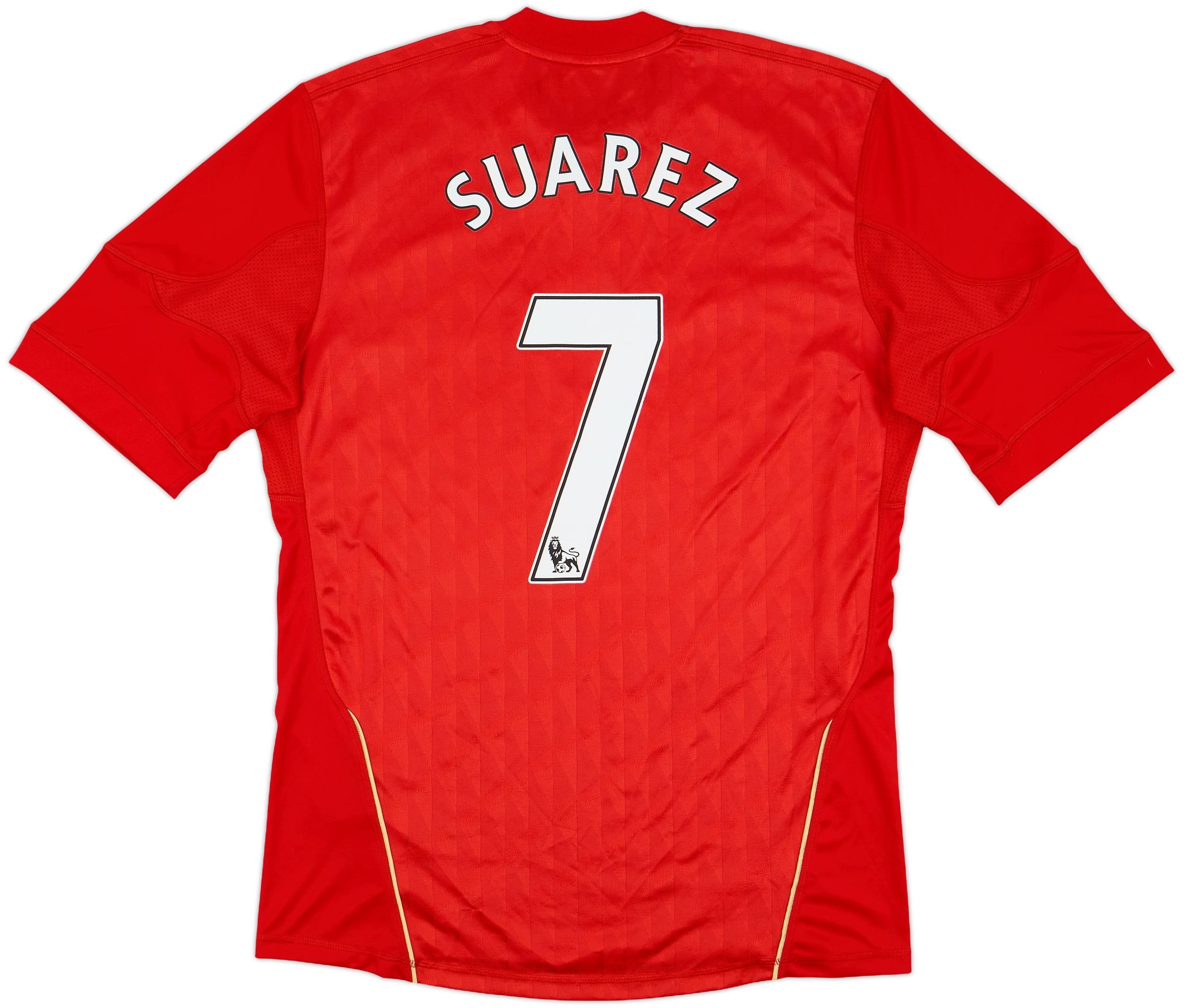 2010-12 Liverpool Home Shirt Suarez #7 - 8/10 - (M)