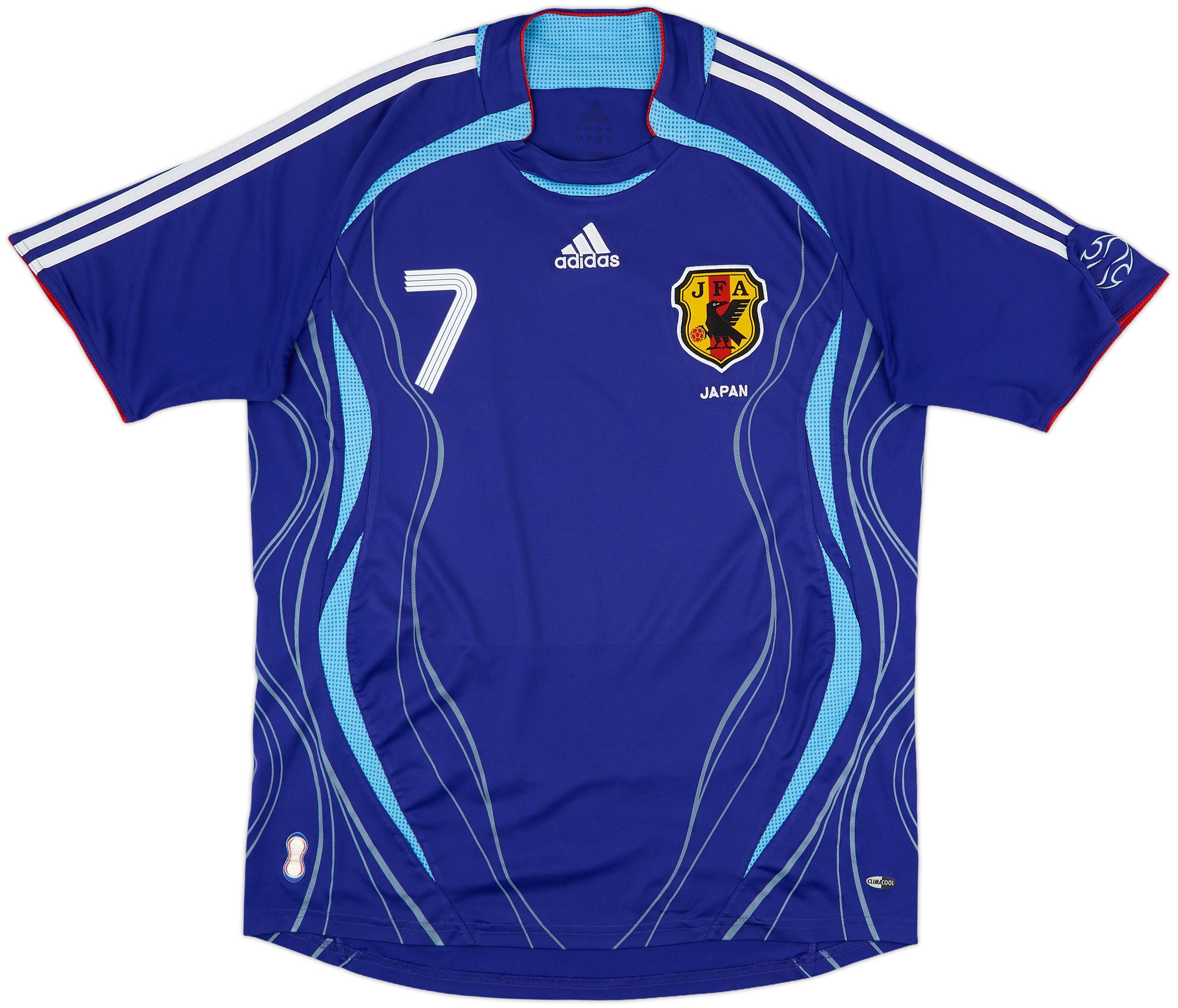 2006-08 Japan Home Shirt Nakata #7 - 9/10 - (L)