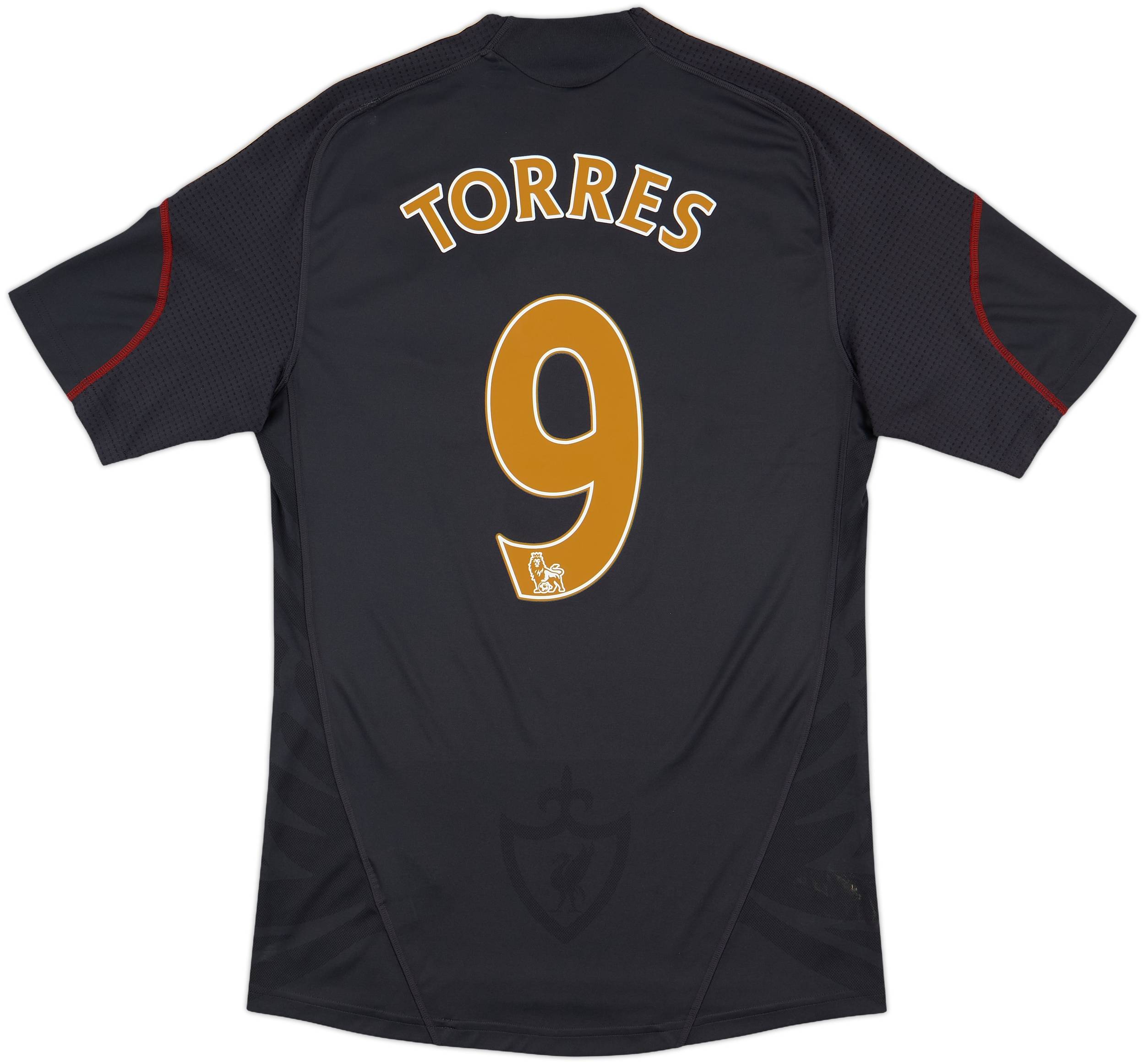 ウェア 09-10 Liverpool AWAY No.9 TORRES 2009-10 Liverpool Away Shirt Torres #9 - 10/10 - (S)